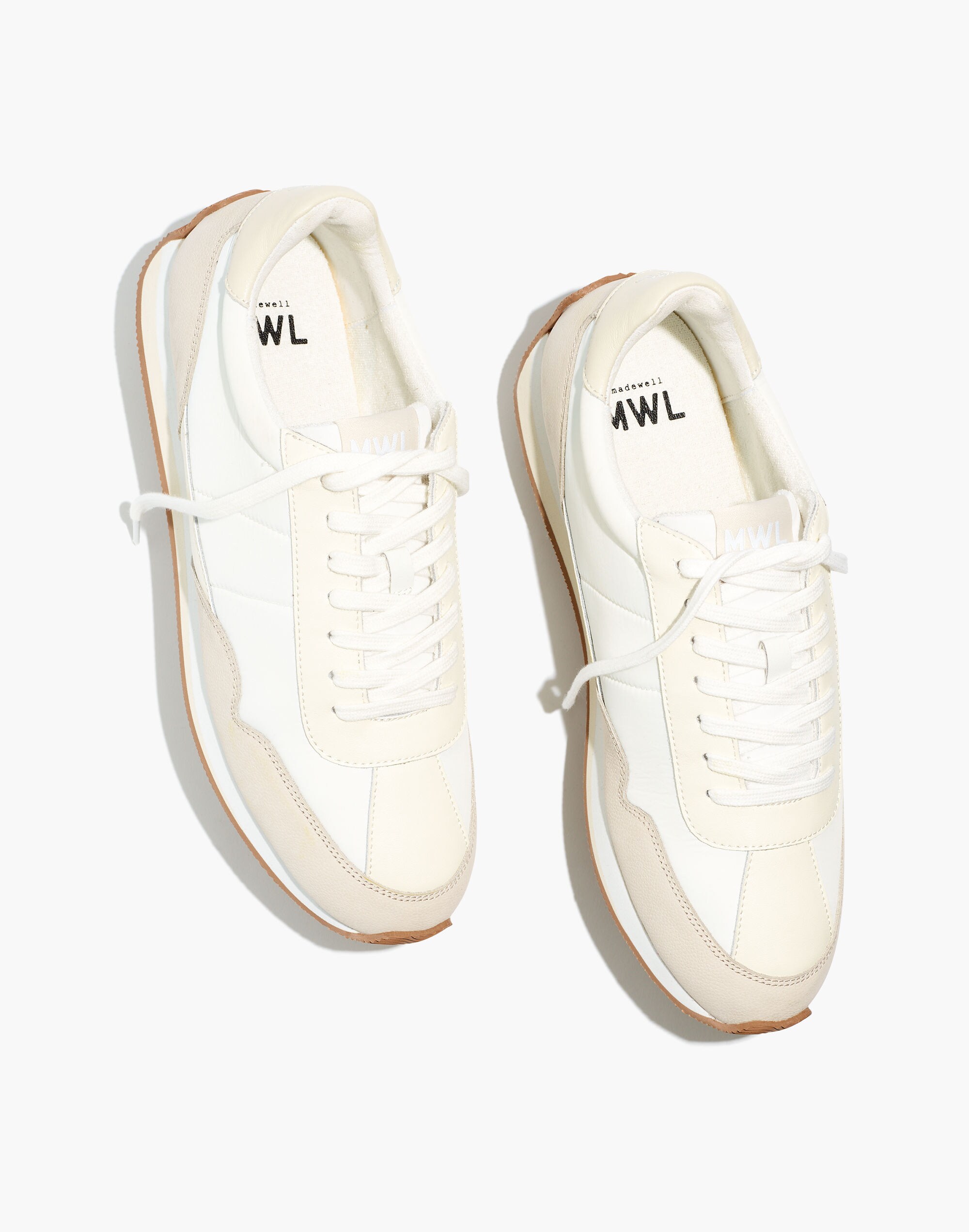 League Leather & Nylon Sneakers | Madewell display picture 2