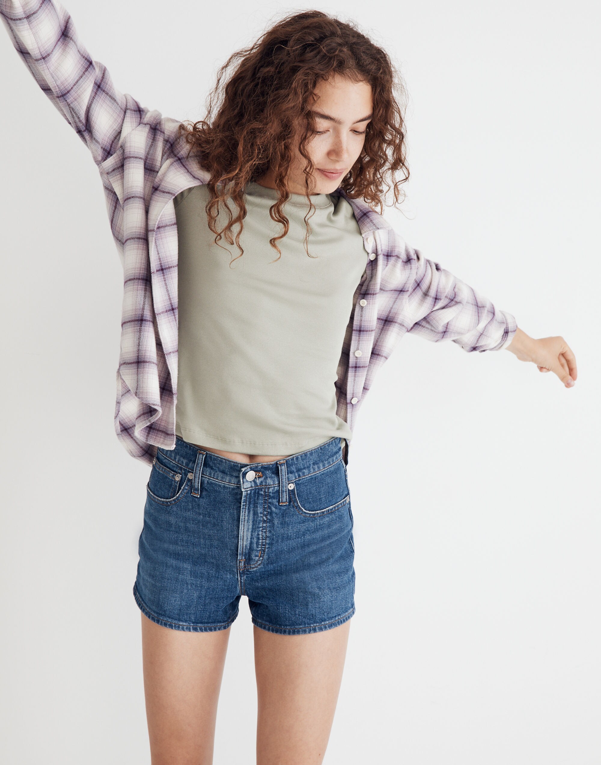 The Perfect Jean Short in Corson Wash