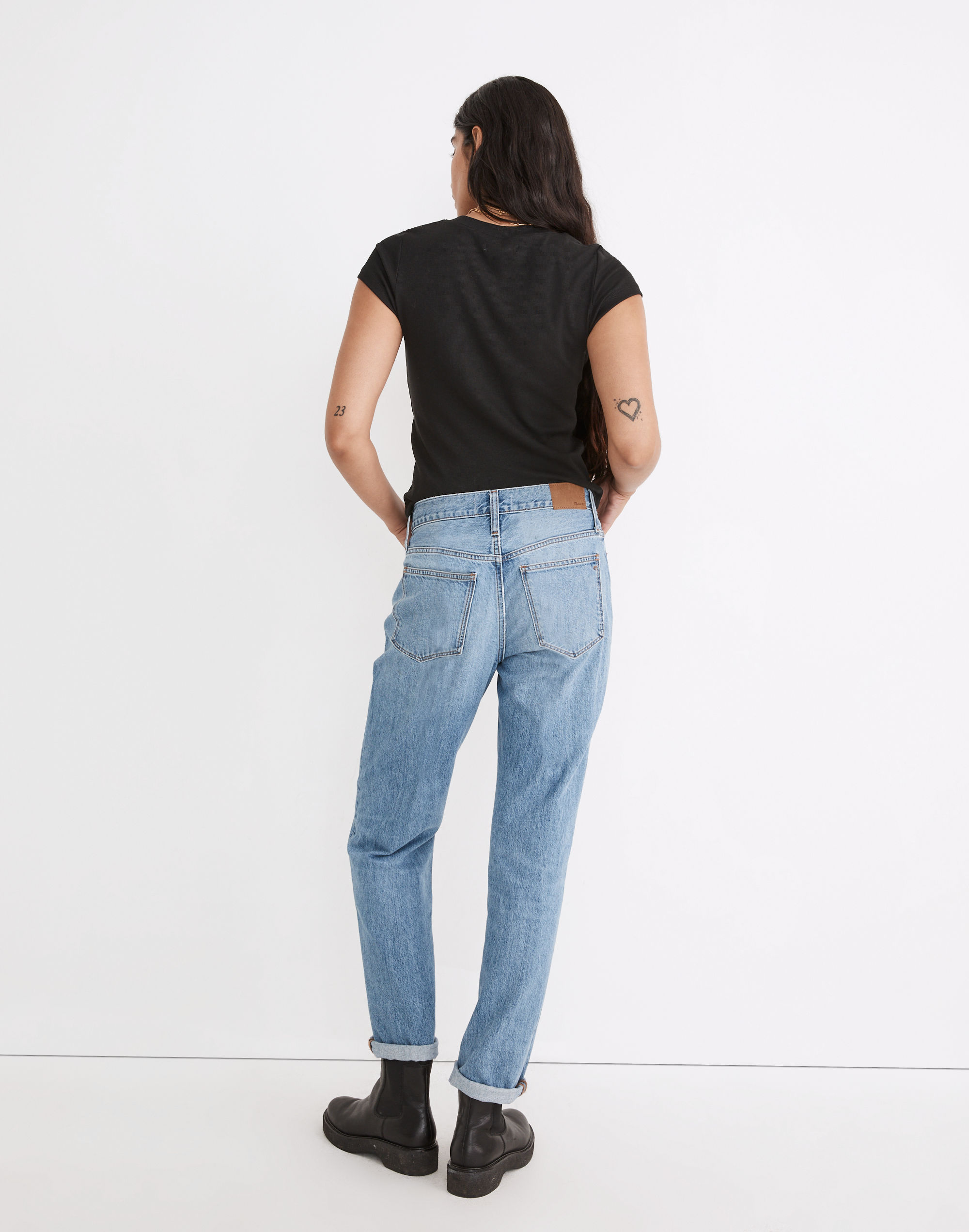 The Slouchy Boyjean in Riverspring Wash