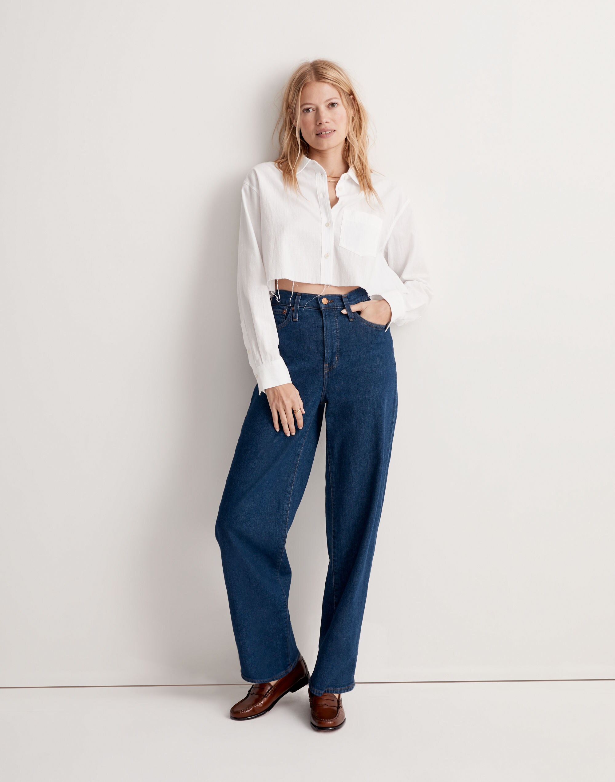 The Tall Perfect Vintage Wide-Leg Jean Fairdale Wash
