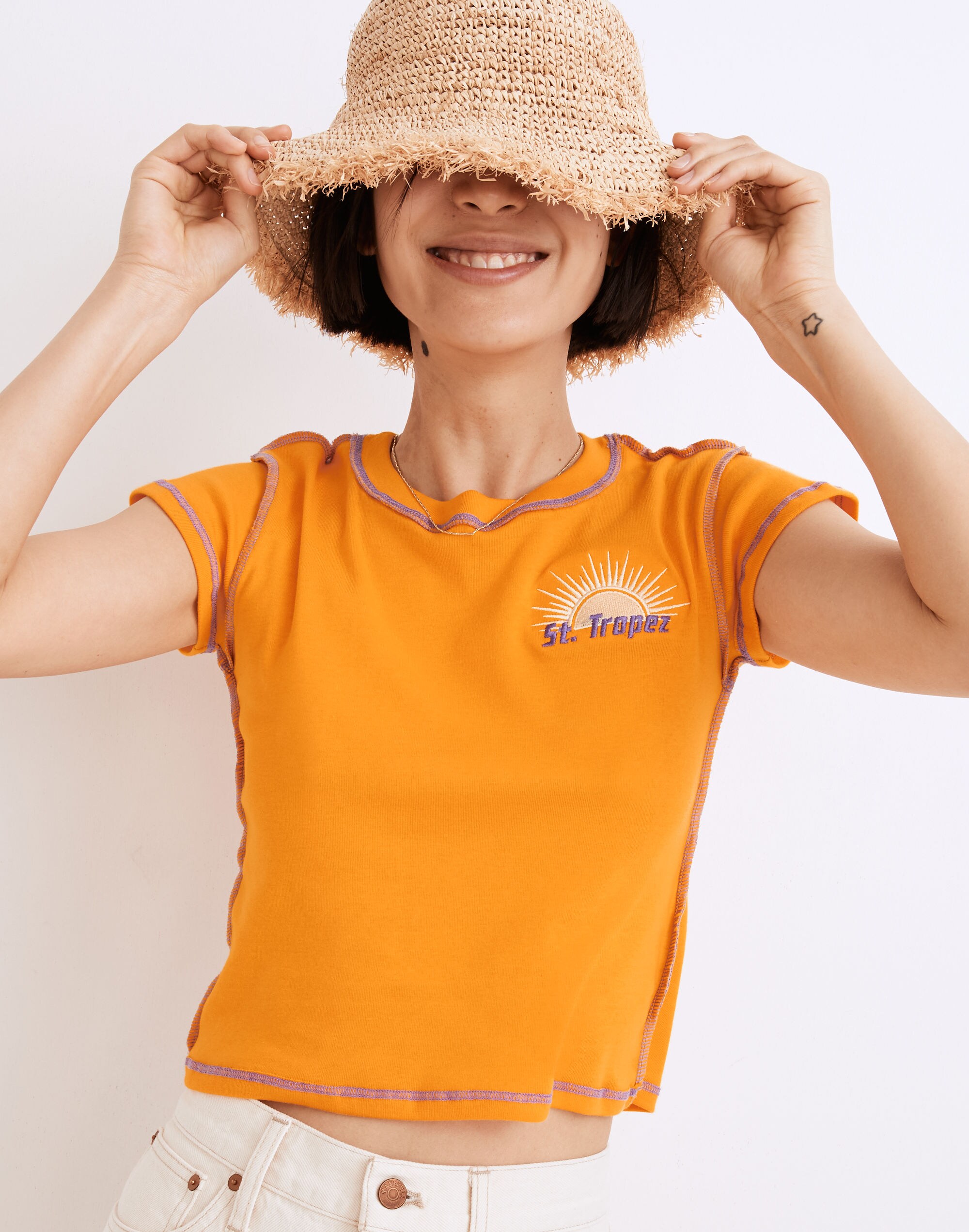 madewell x made some souvenirs st. tropez graphic tee