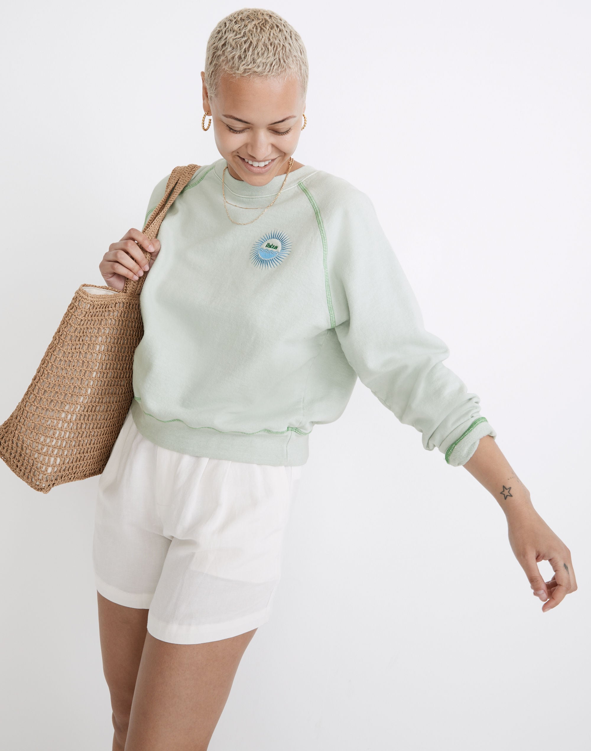 madewell x made some souvenirs ibiza tourist sweatshirt