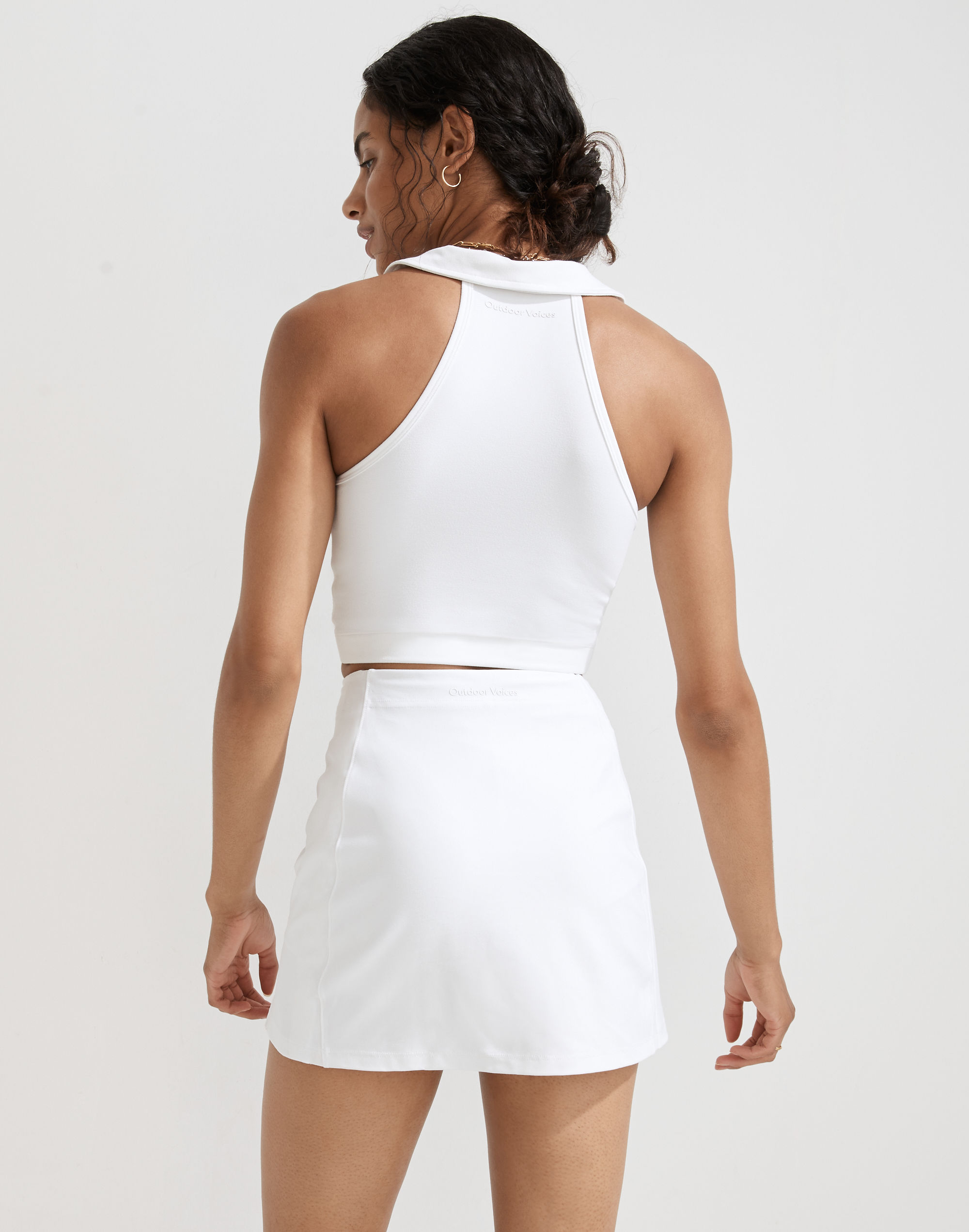 Outdoor Voices Warmup Collared Crop Top