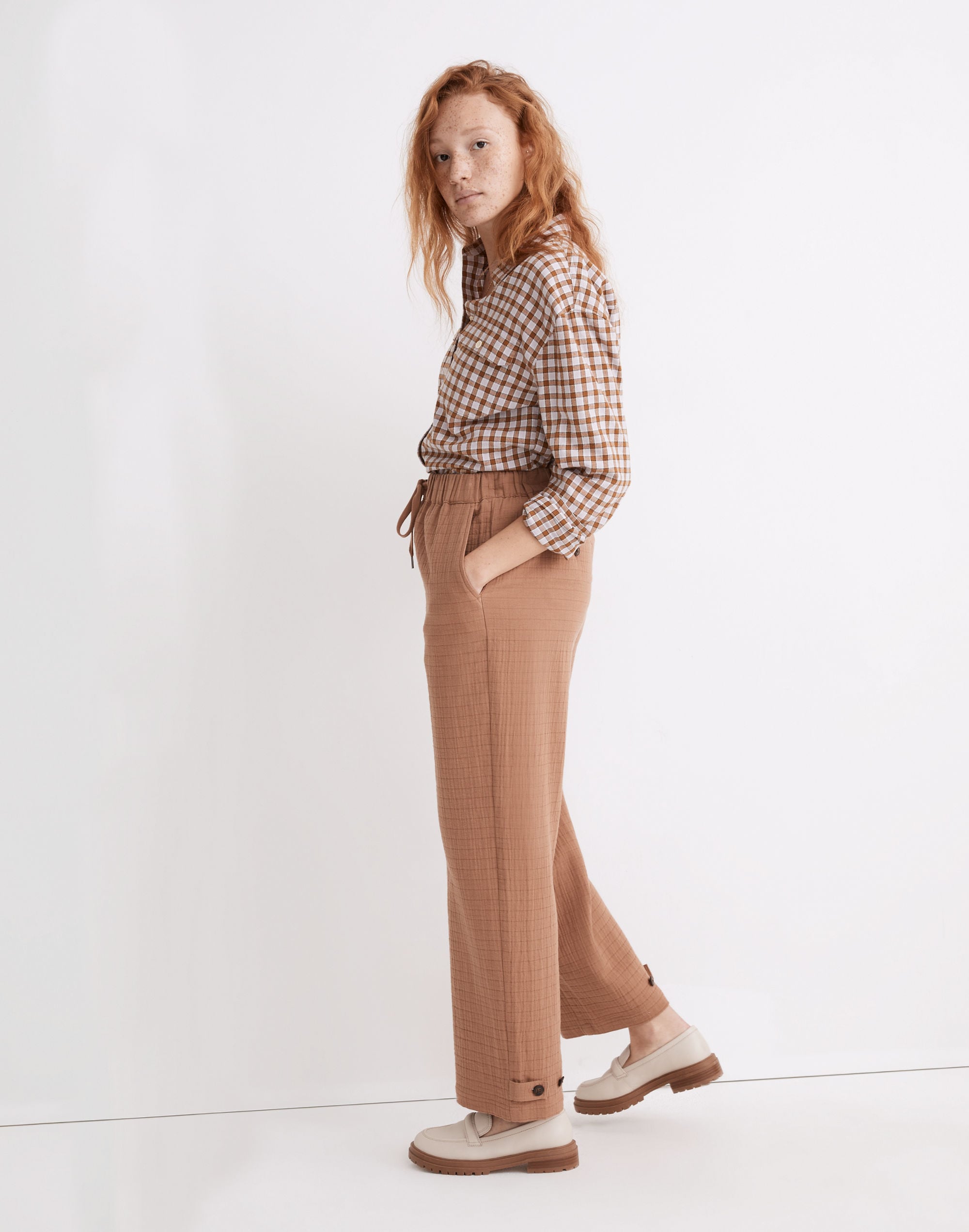 Jacquard Pull-On Pants
