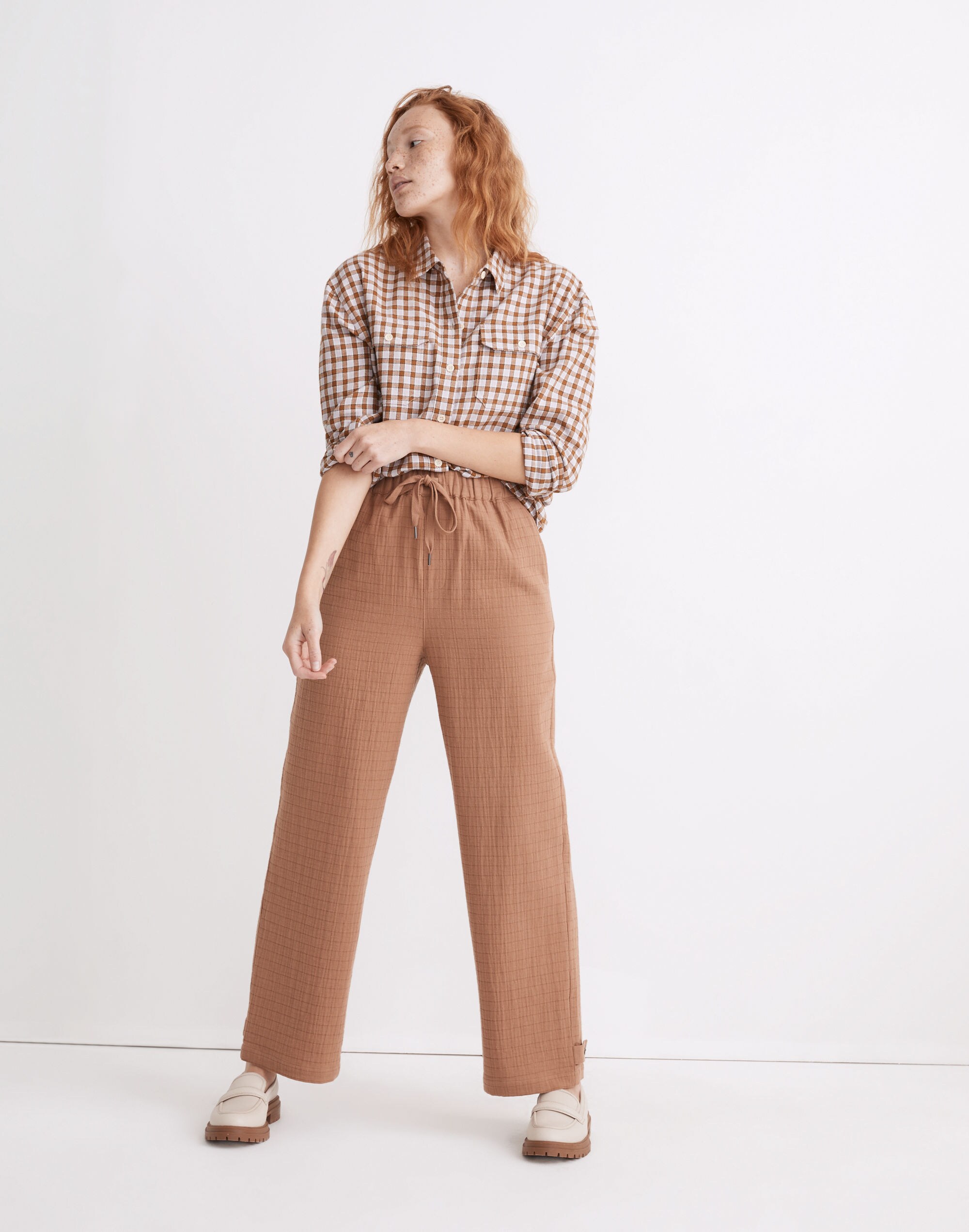 Jacquard Pull-On Pants