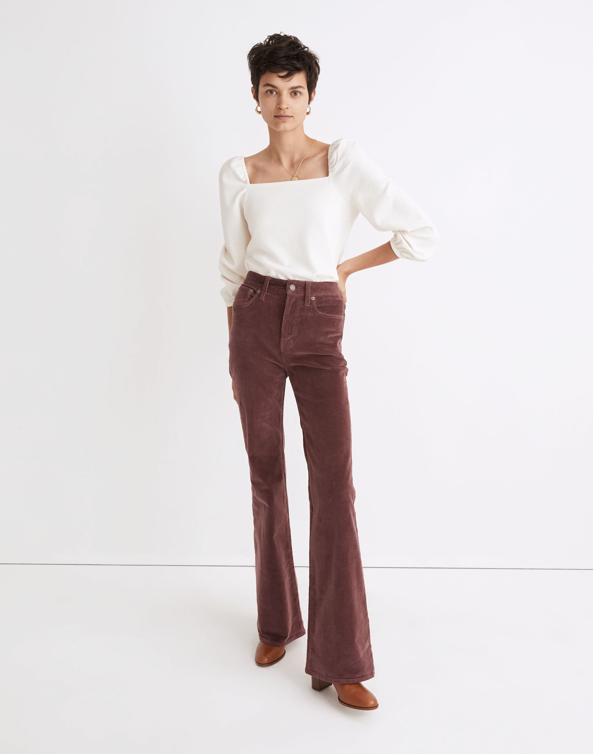 The Petite Perfect Vintage Flare Pant: Corduroy Edition