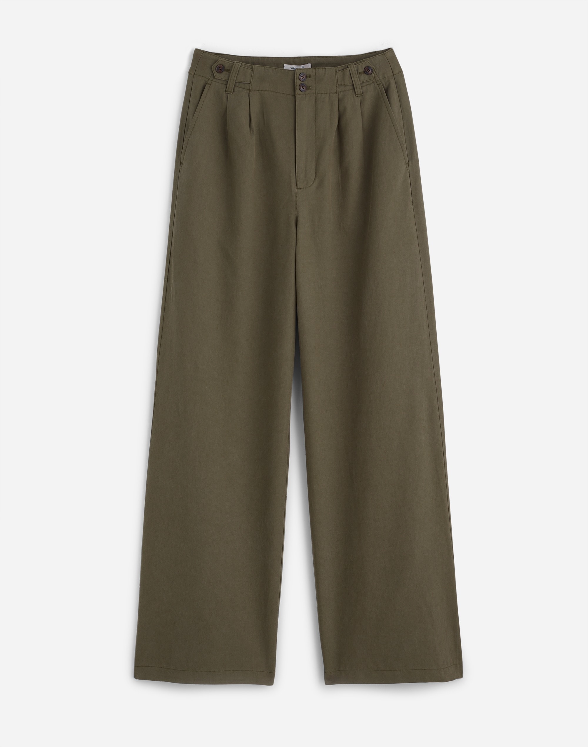 Mw Harlow Wide-leg Pants In Faded Ivy