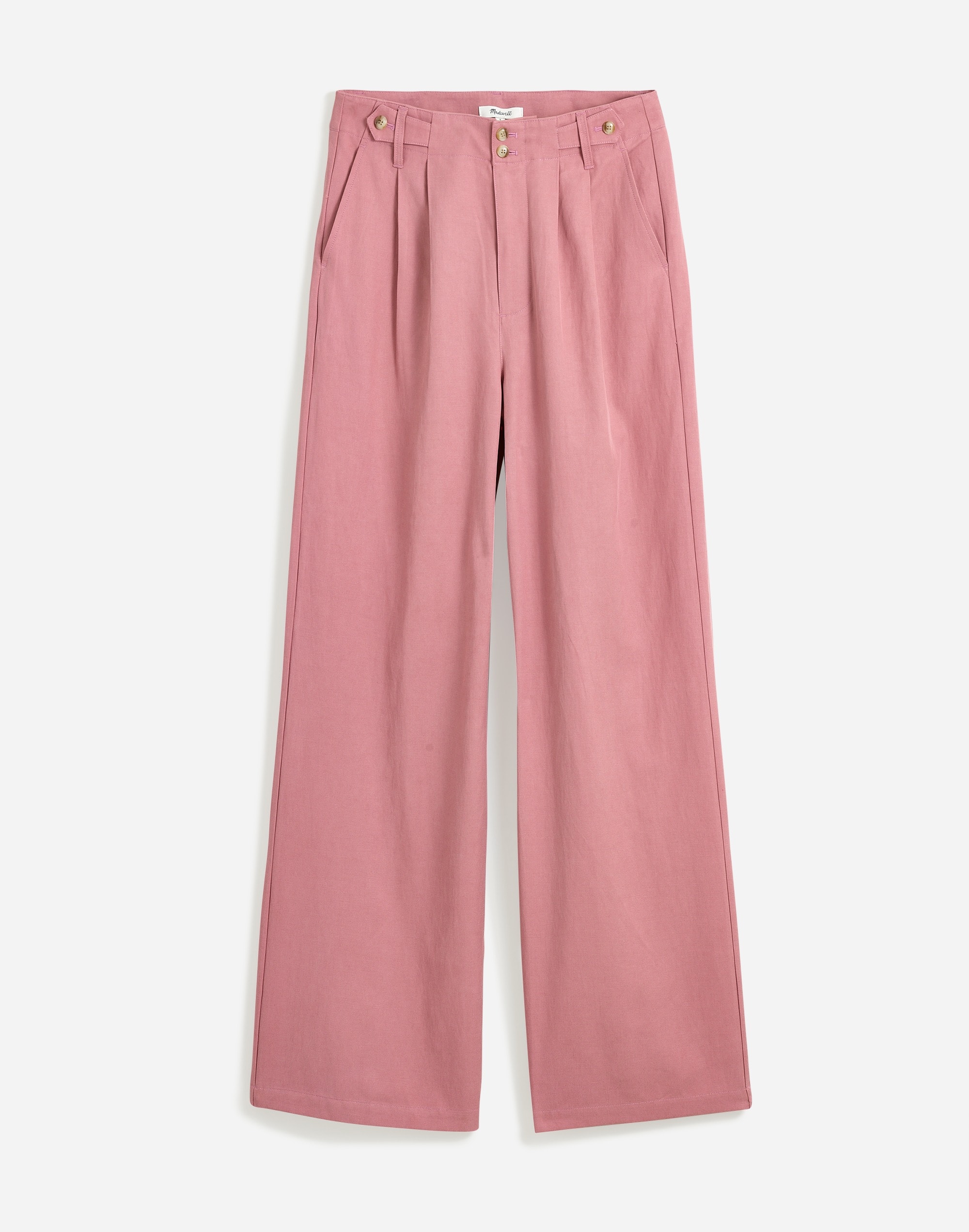 The Harlow Wide-Leg Pant in Drapey Twill