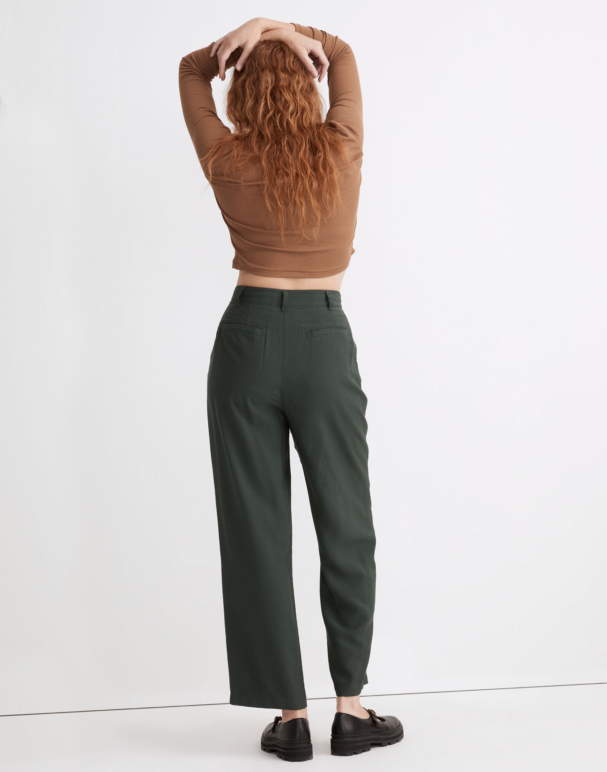 Barroway Wide-Leg Crop Pants