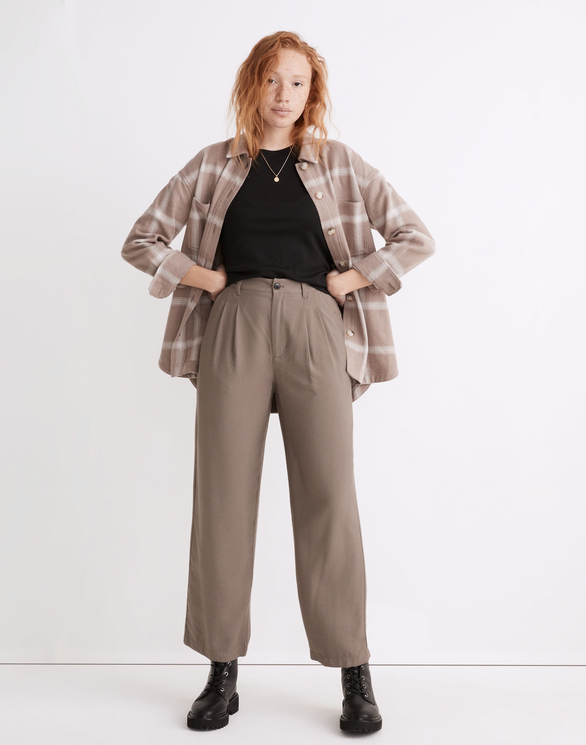 Barroway Wide-Leg Crop Pants