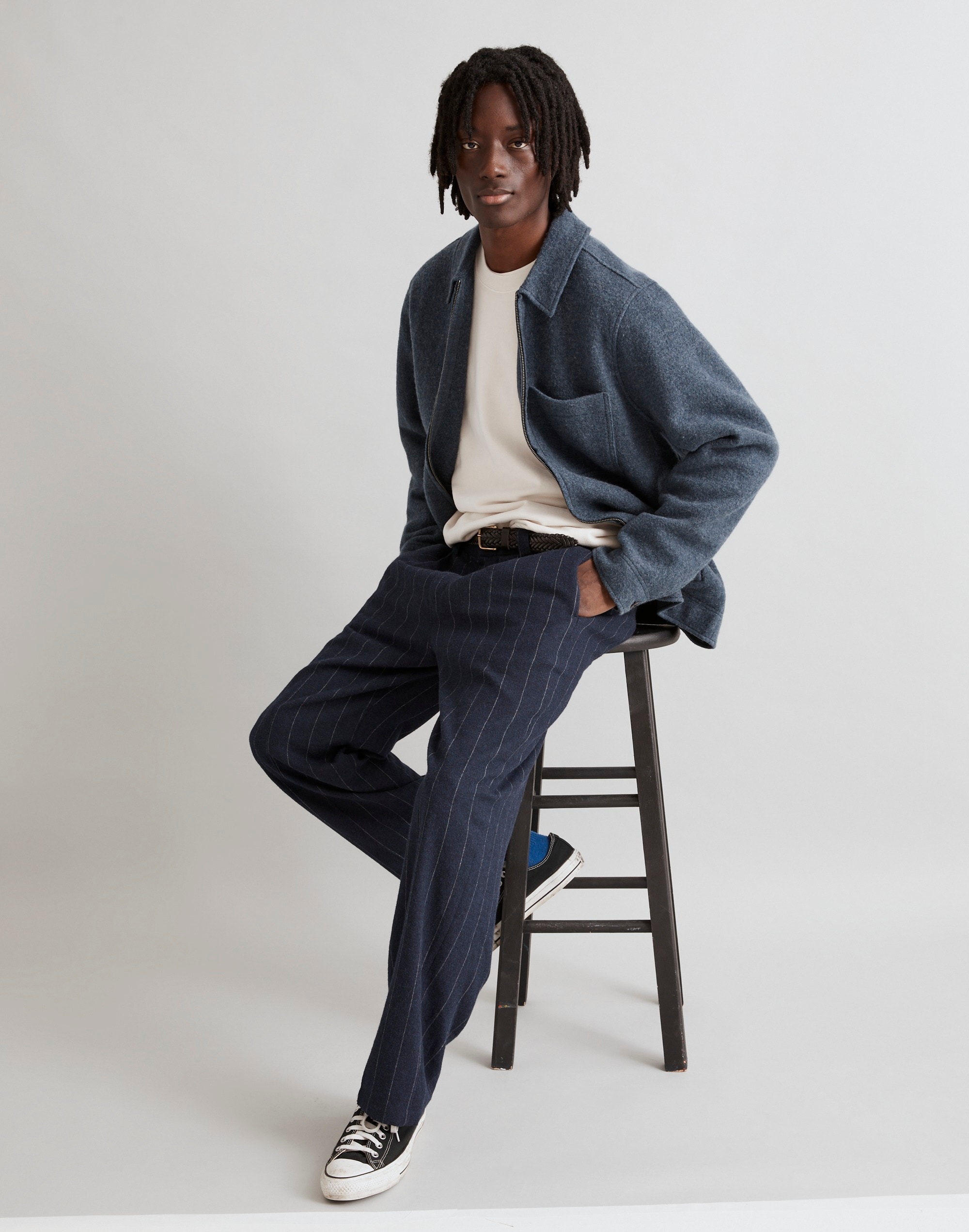 Boiled Wool Chore Jacket