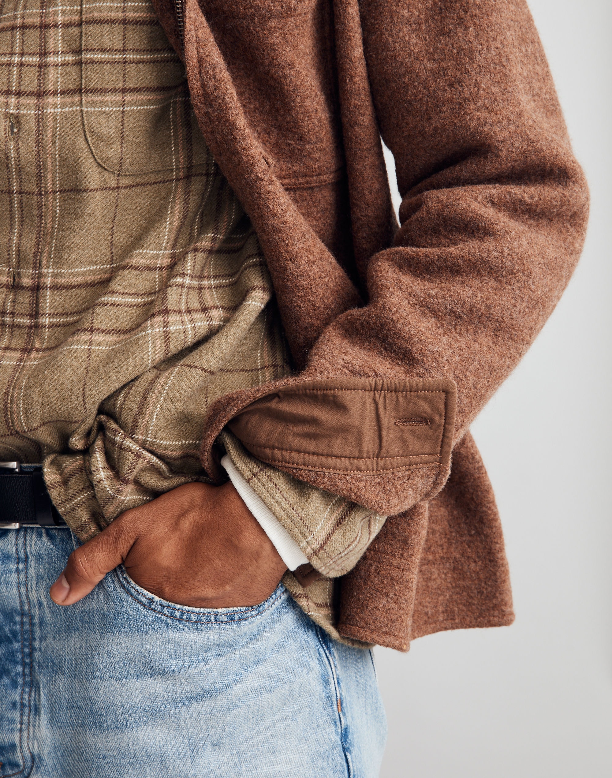 Boiled Wool Chore Jacket