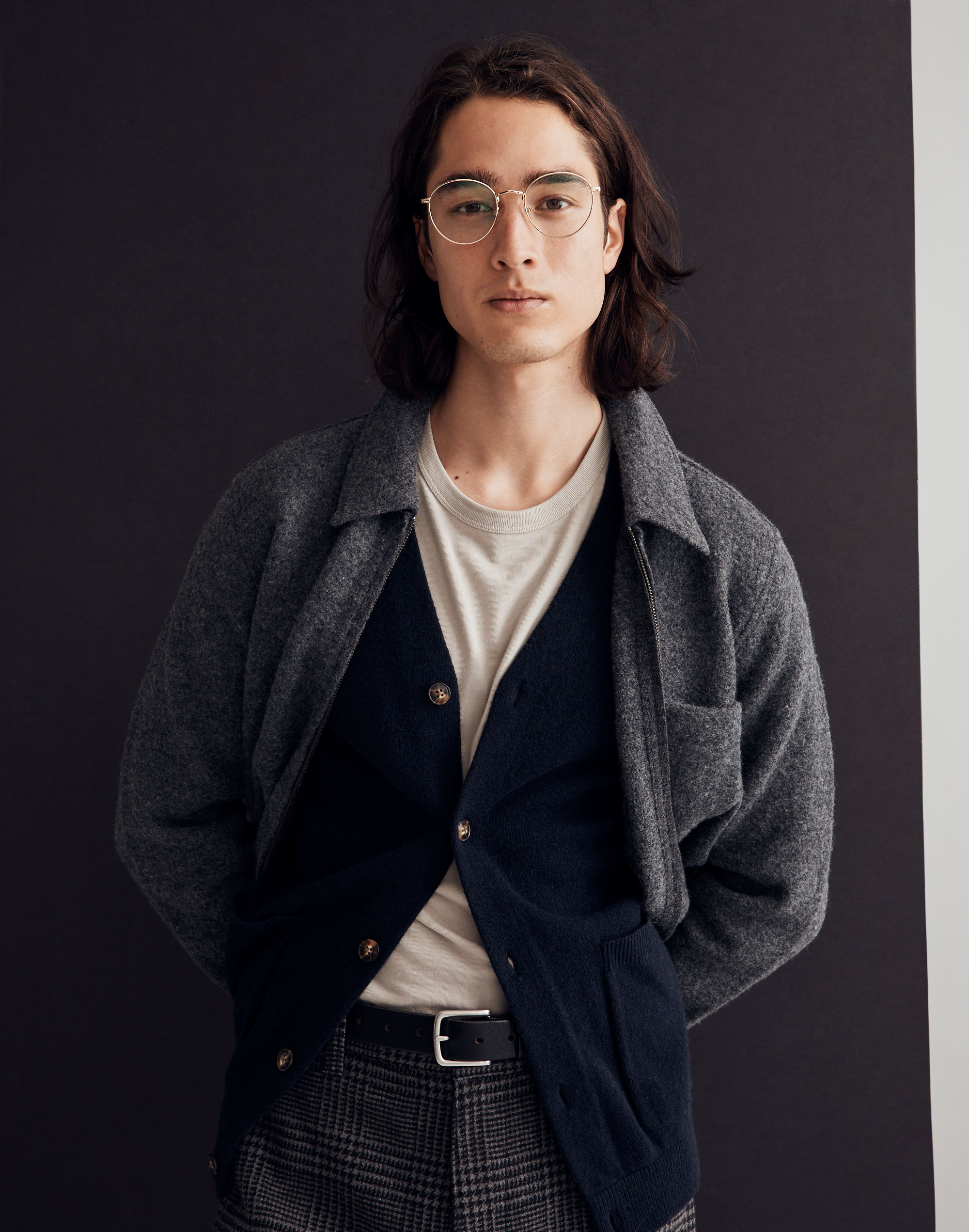 Boiled Wool Chore Jacket