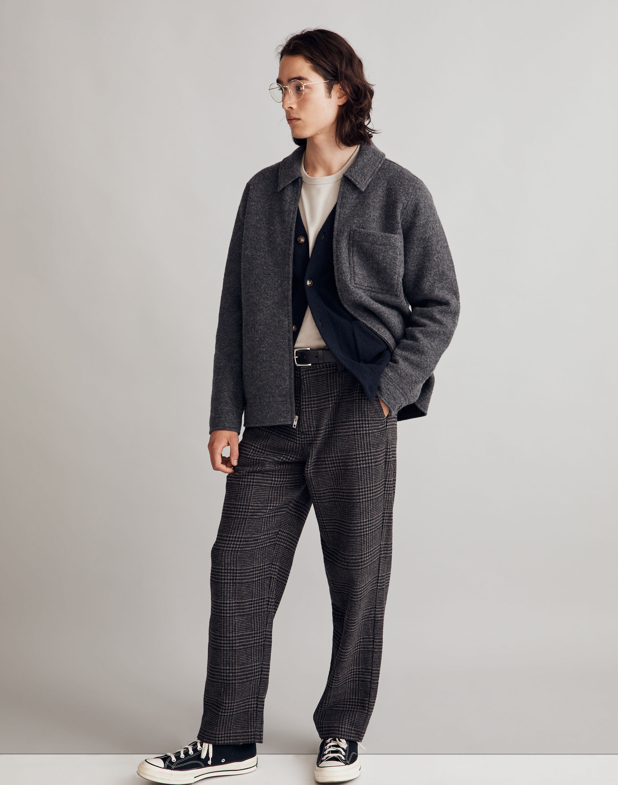 Boiled Wool Chore Jacket