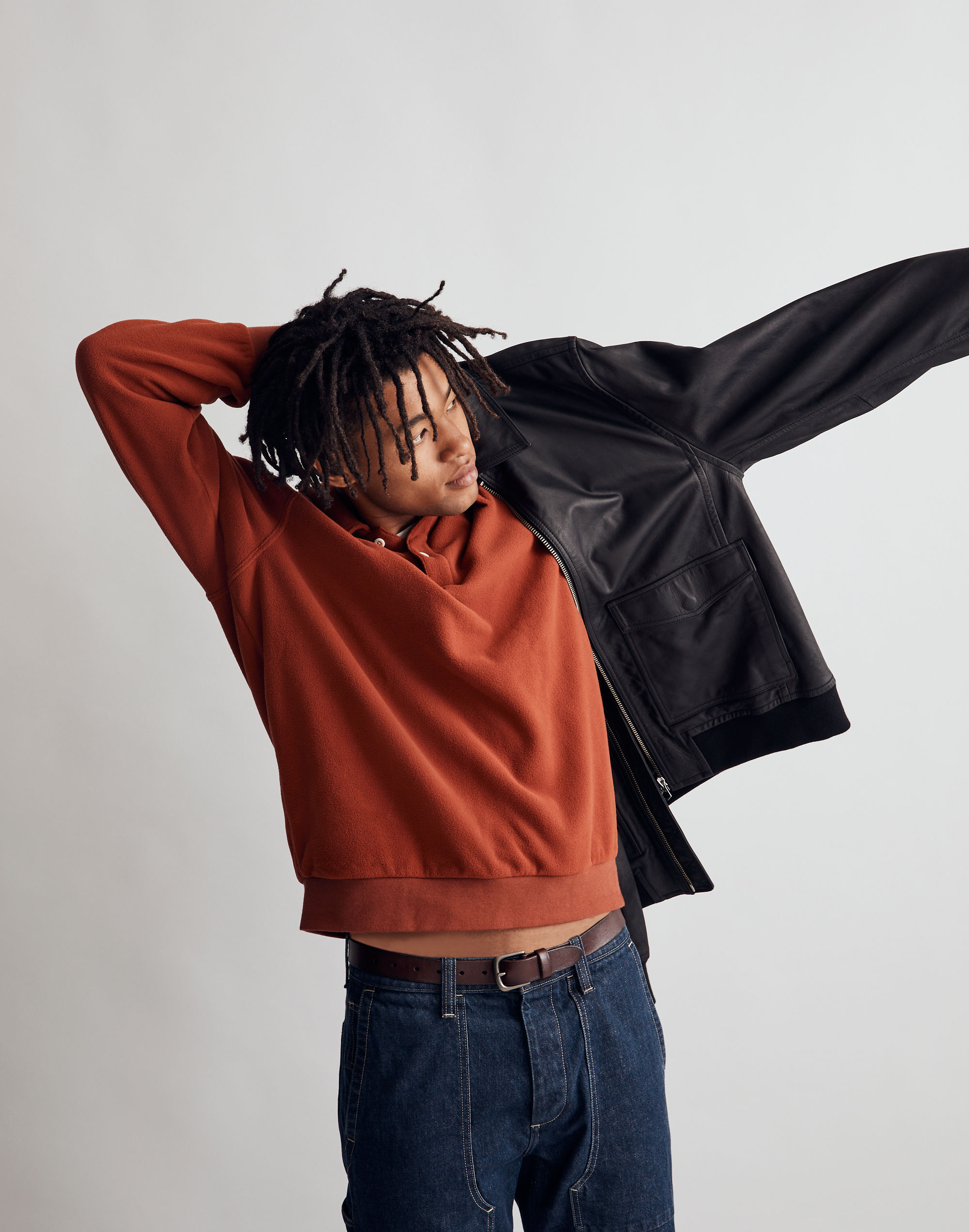 (Re)sourced Fleece Polo Shirt