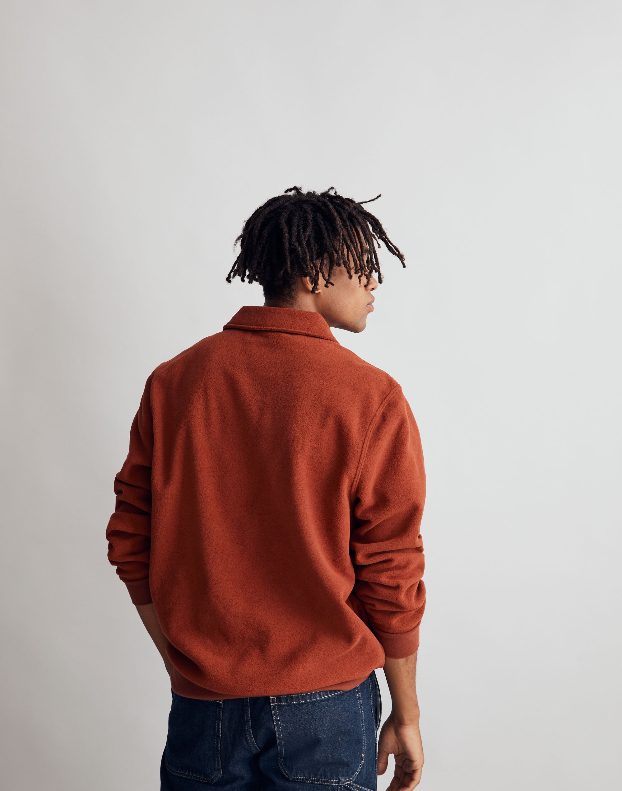 (Re)sourced Fleece Polo Shirt