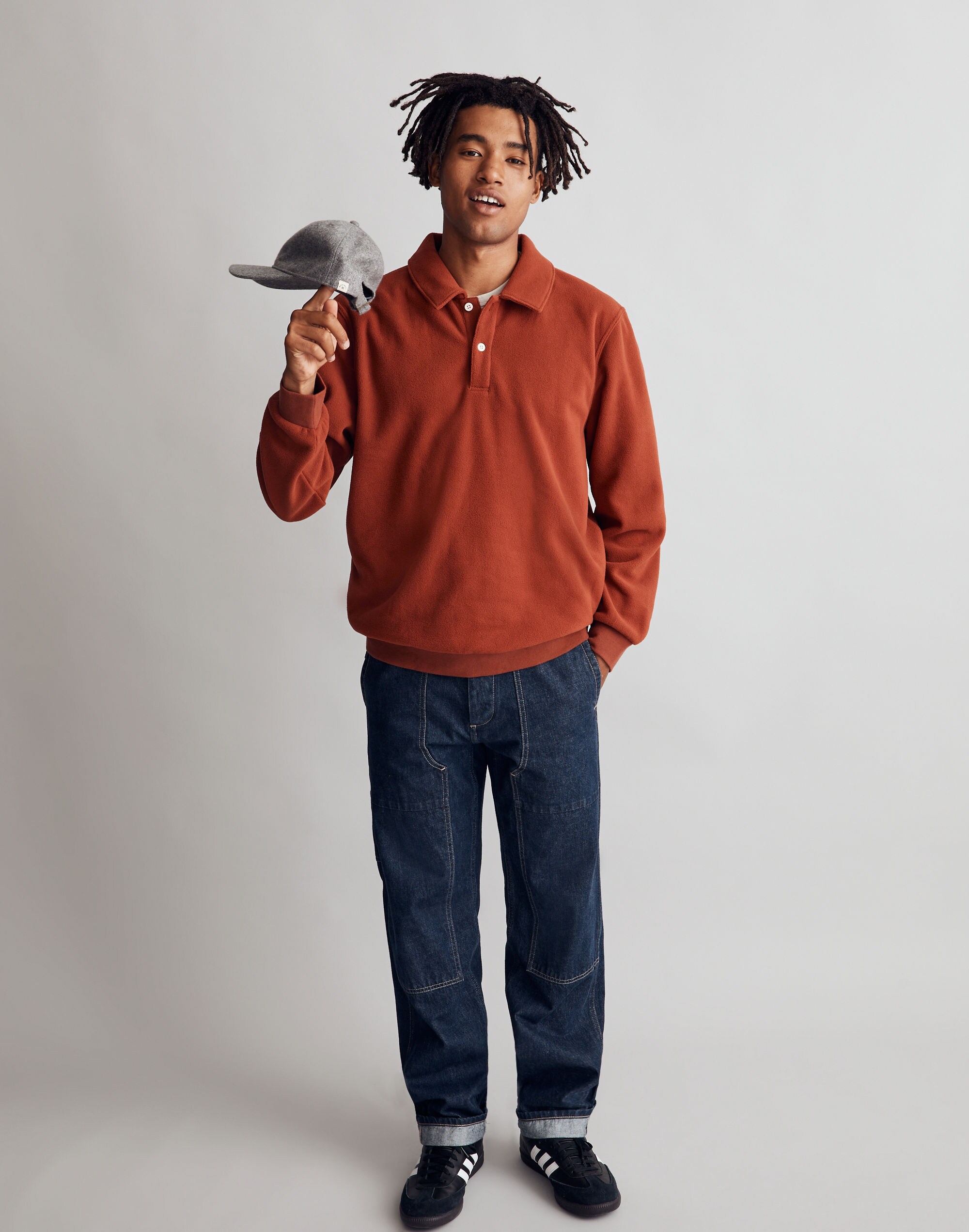 (Re)sourced Fleece Polo Shirt