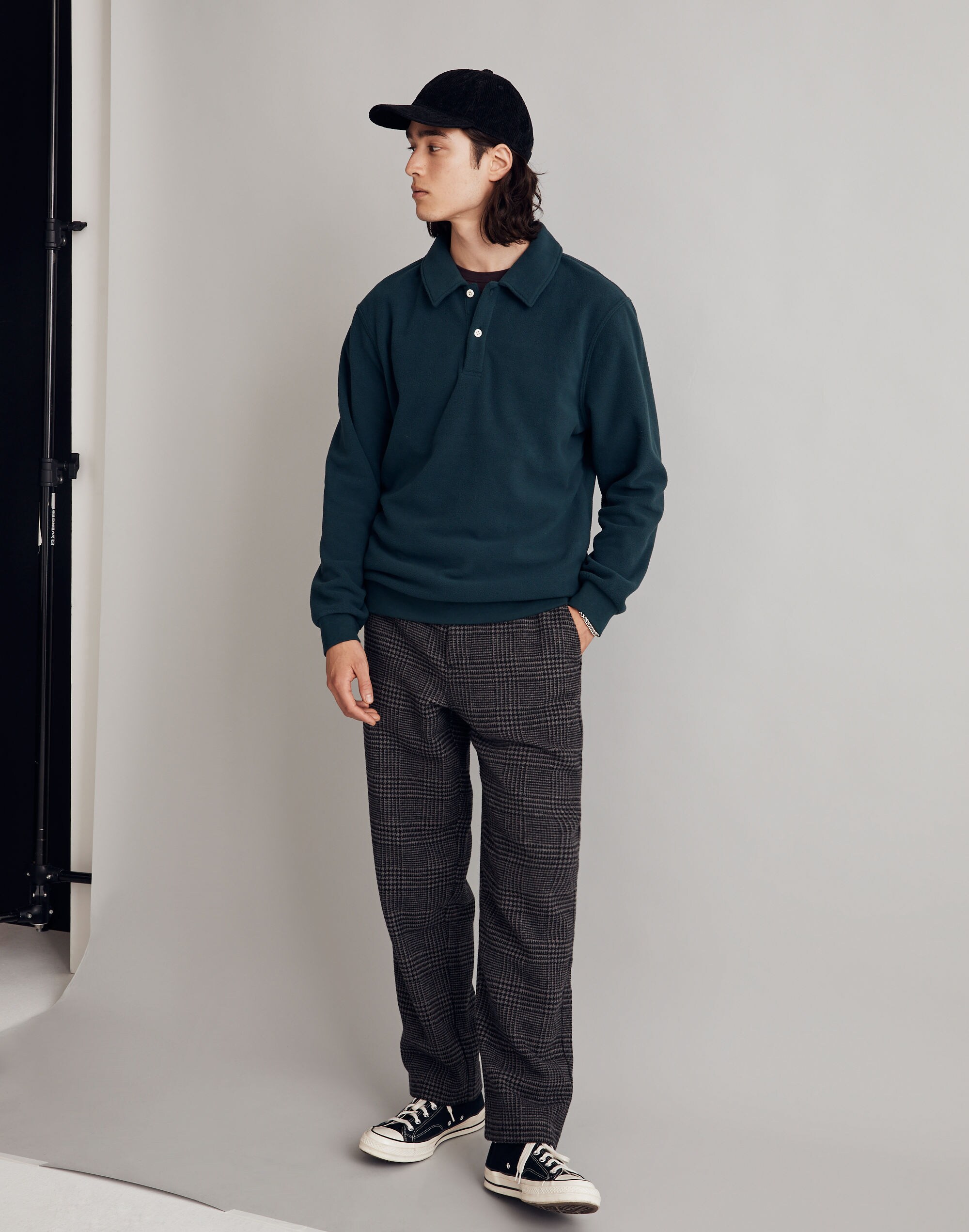 (Re)sourced Fleece Polo Shirt