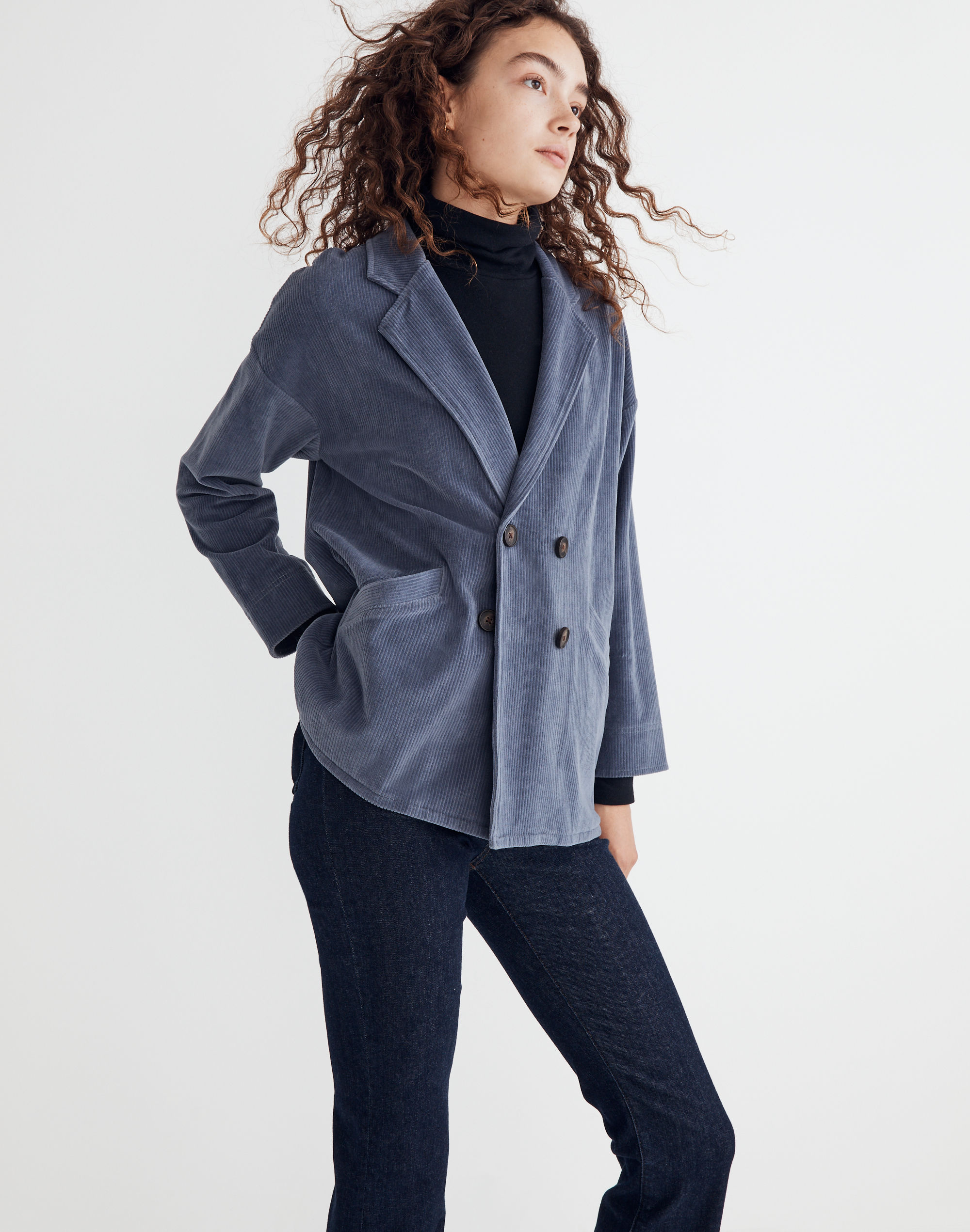 Knit Corduroy Redford Blazer