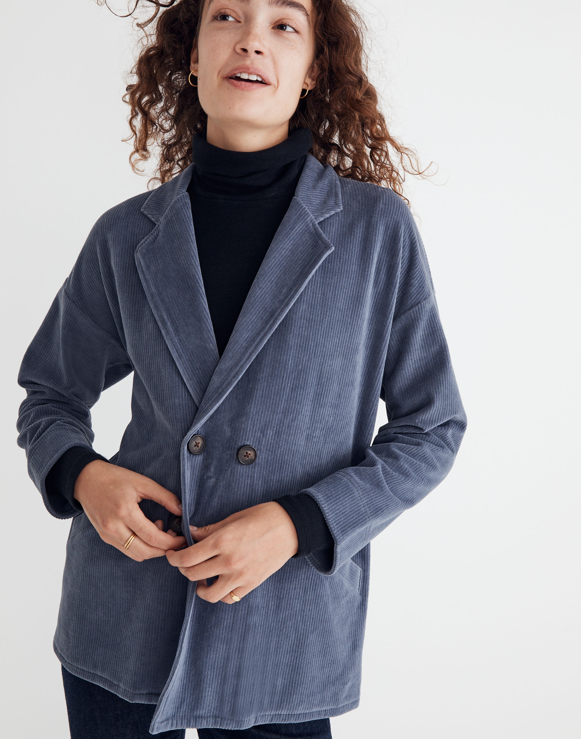 Knit Corduroy Redford Blazer