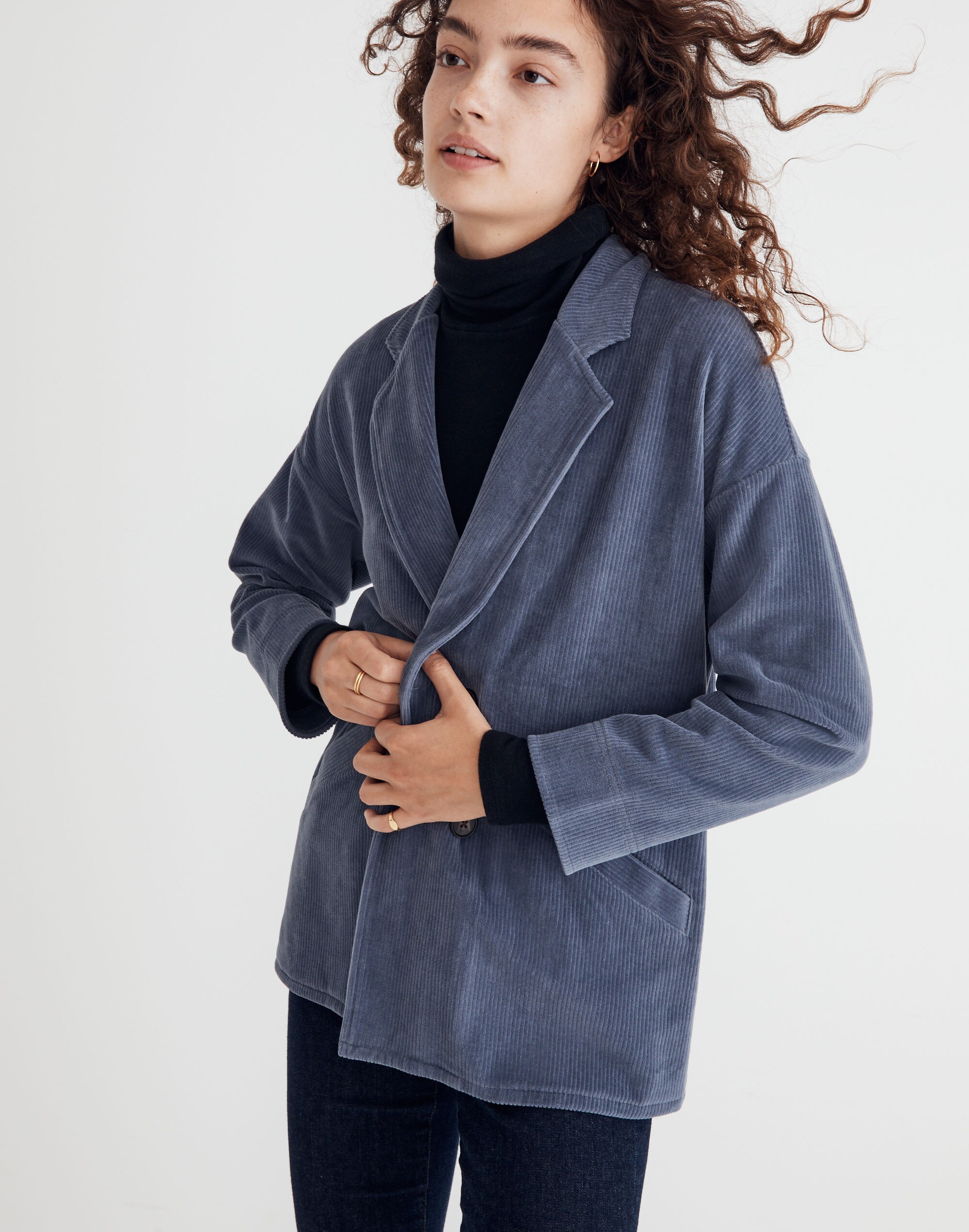 Knit Corduroy Redford Blazer