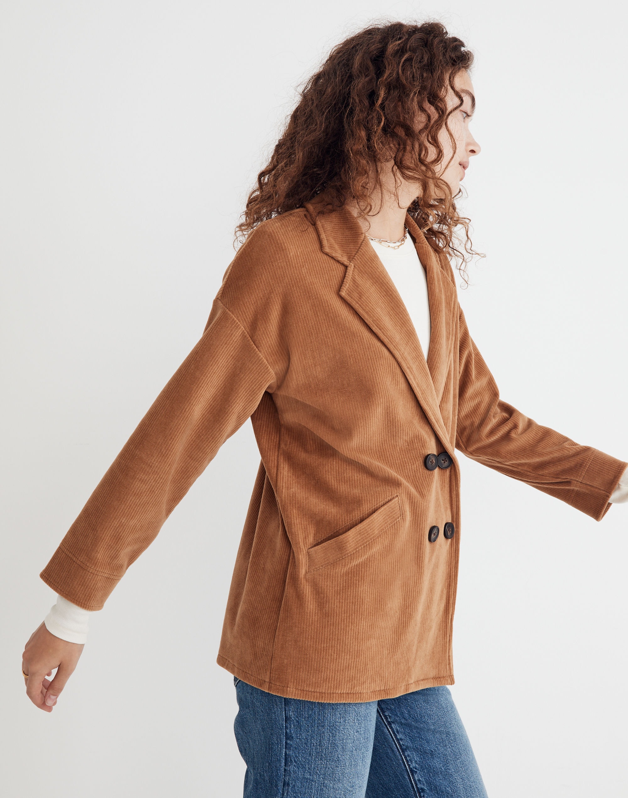 Knit Corduroy Redford Blazer