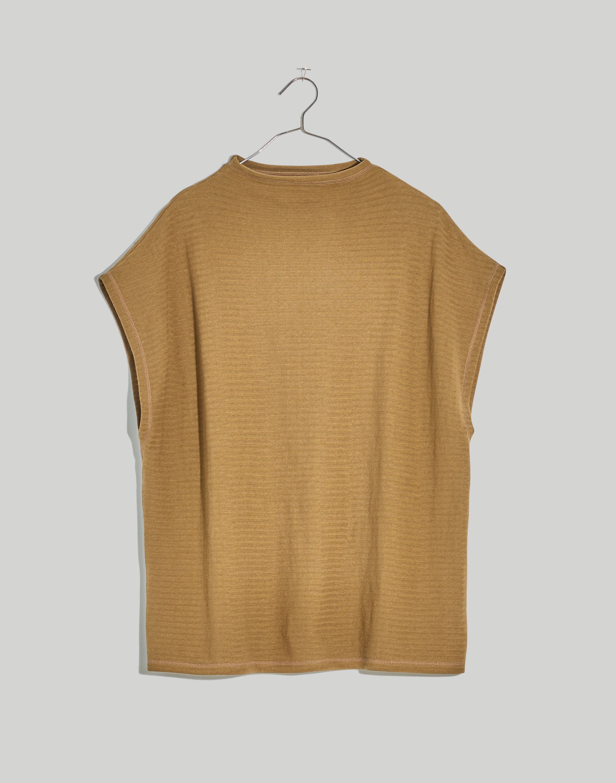 Oversized Funnelneck Tunic Top