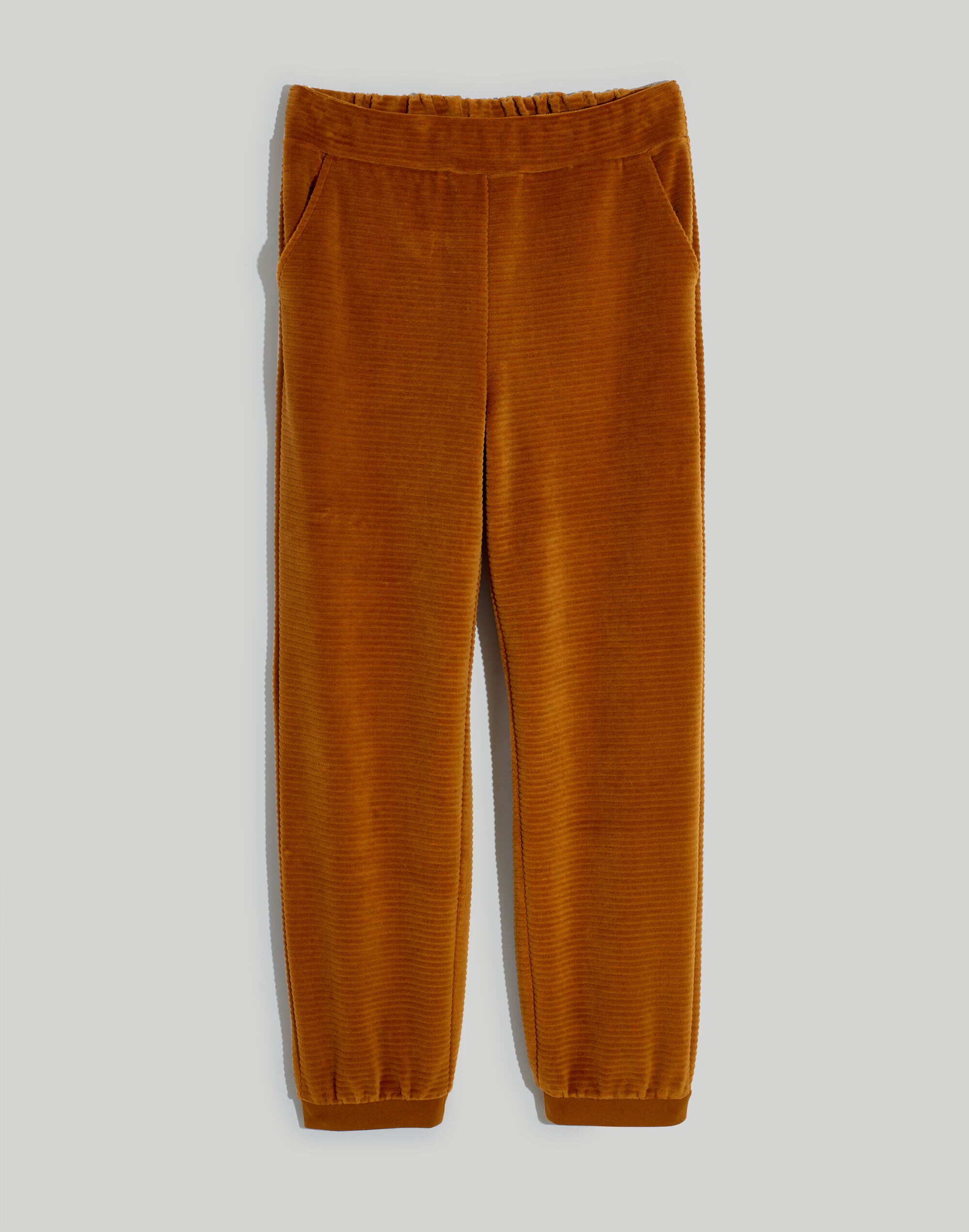 Velour Corduroy Relaxed Sweatpants