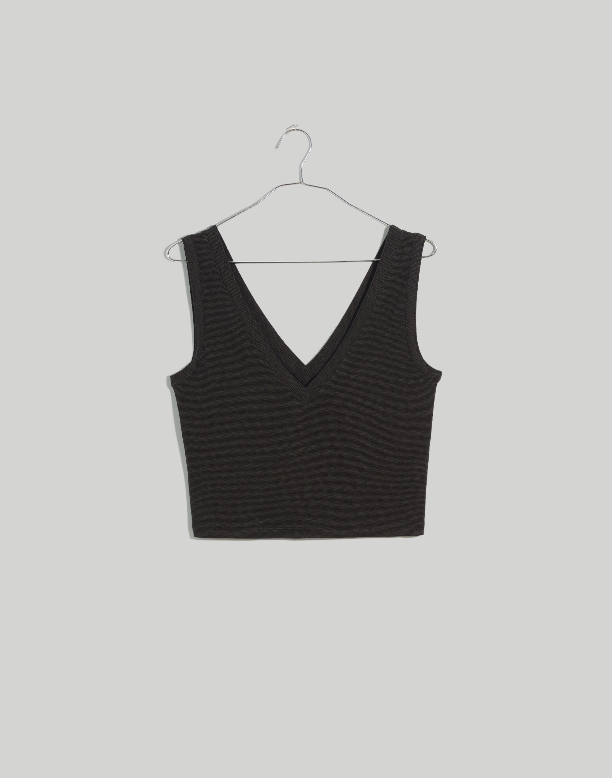 supercrop v-neck tank top
