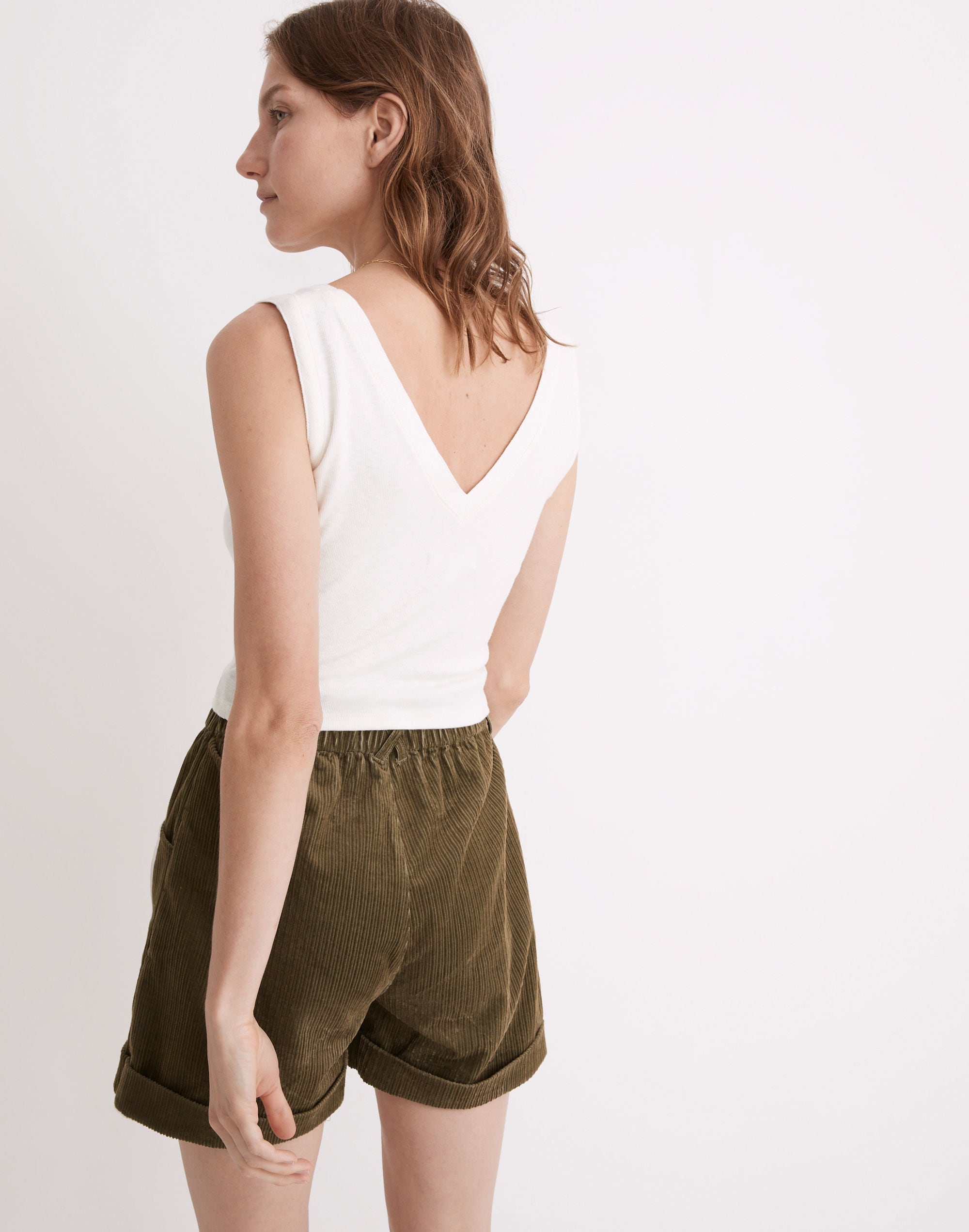Supercrop V-Neck Tank Top | Madewell