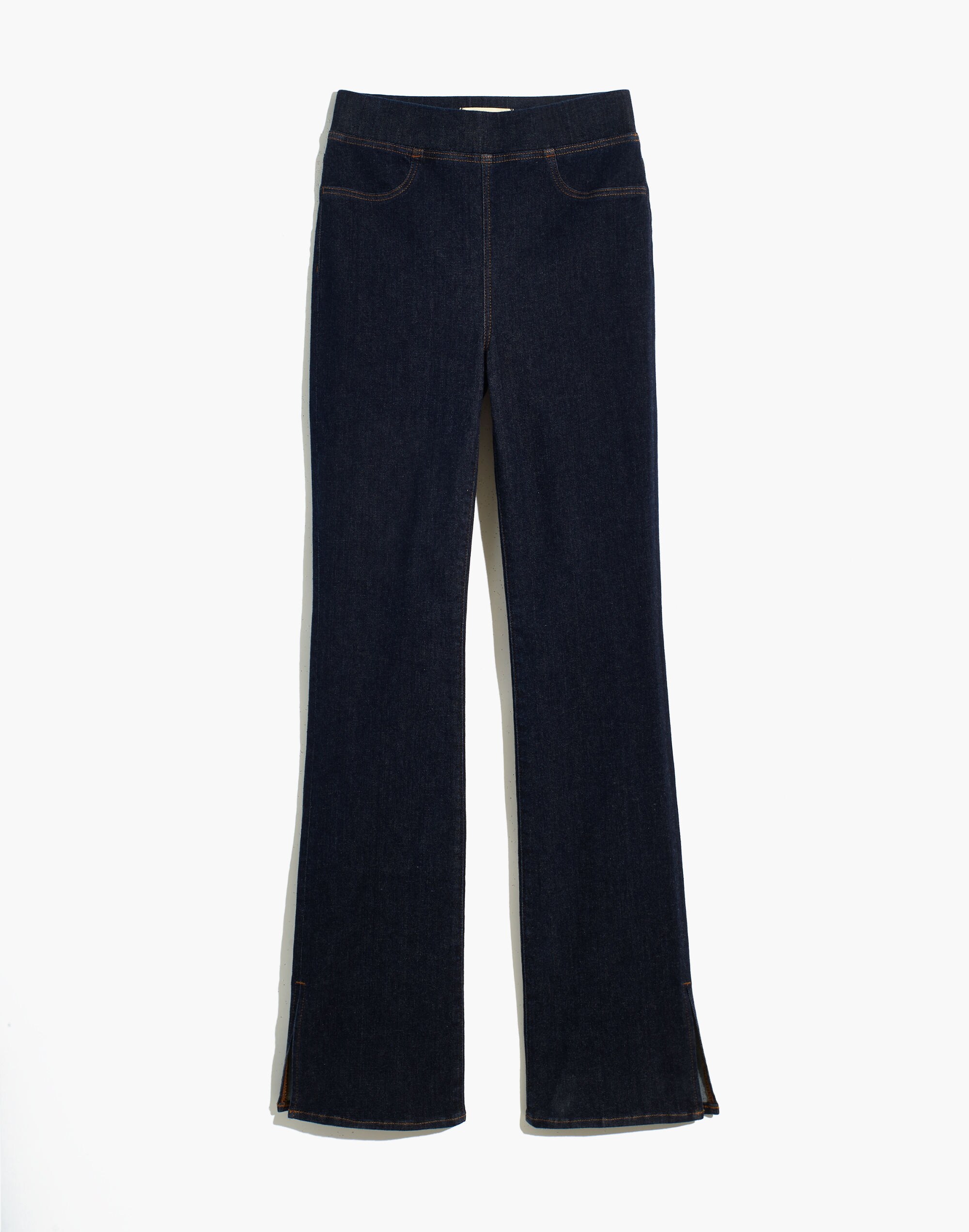 Pull-On Skinny Flare Jeans in Havenley Wash