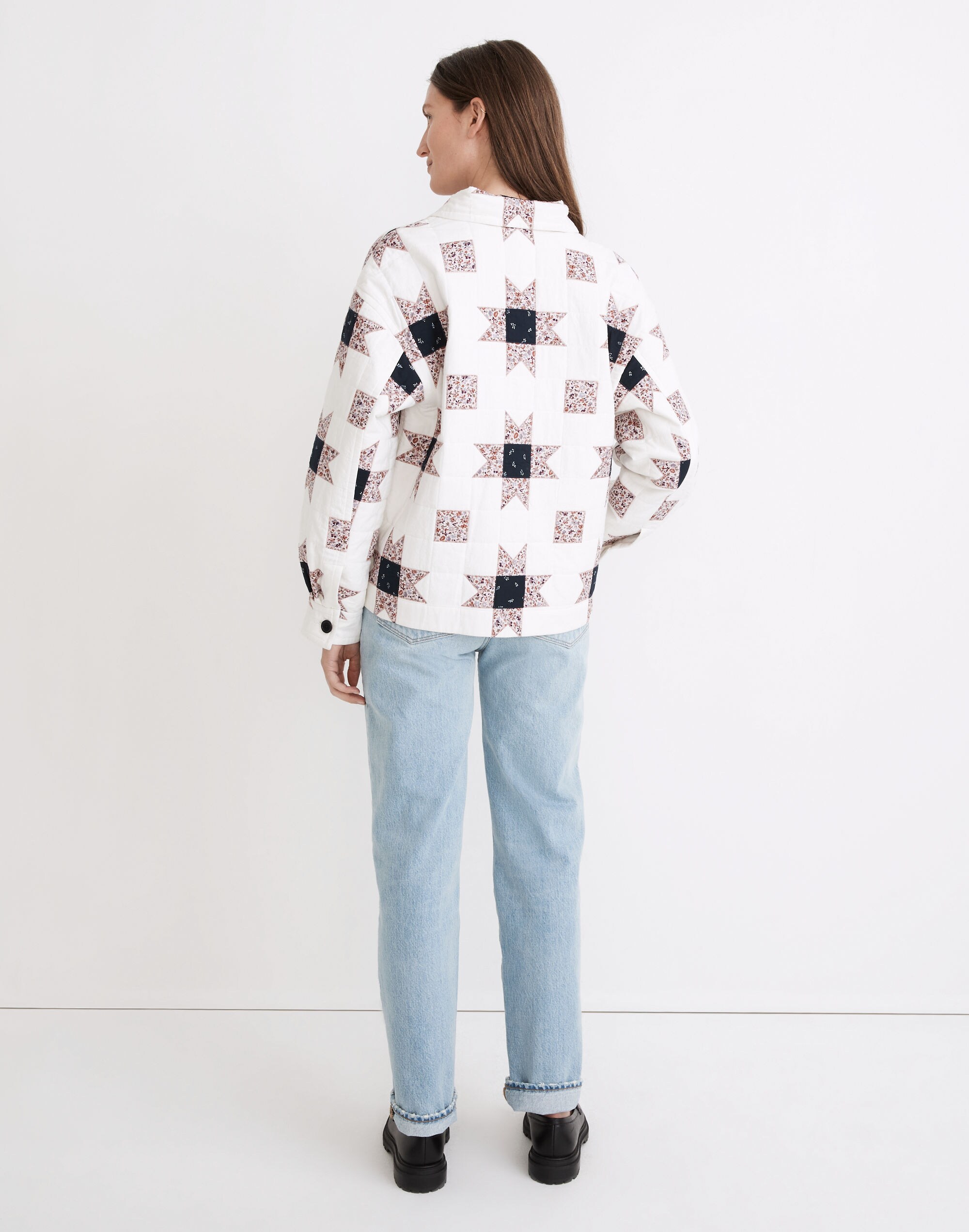 Shirt-Jacket in Patchwork Quilt