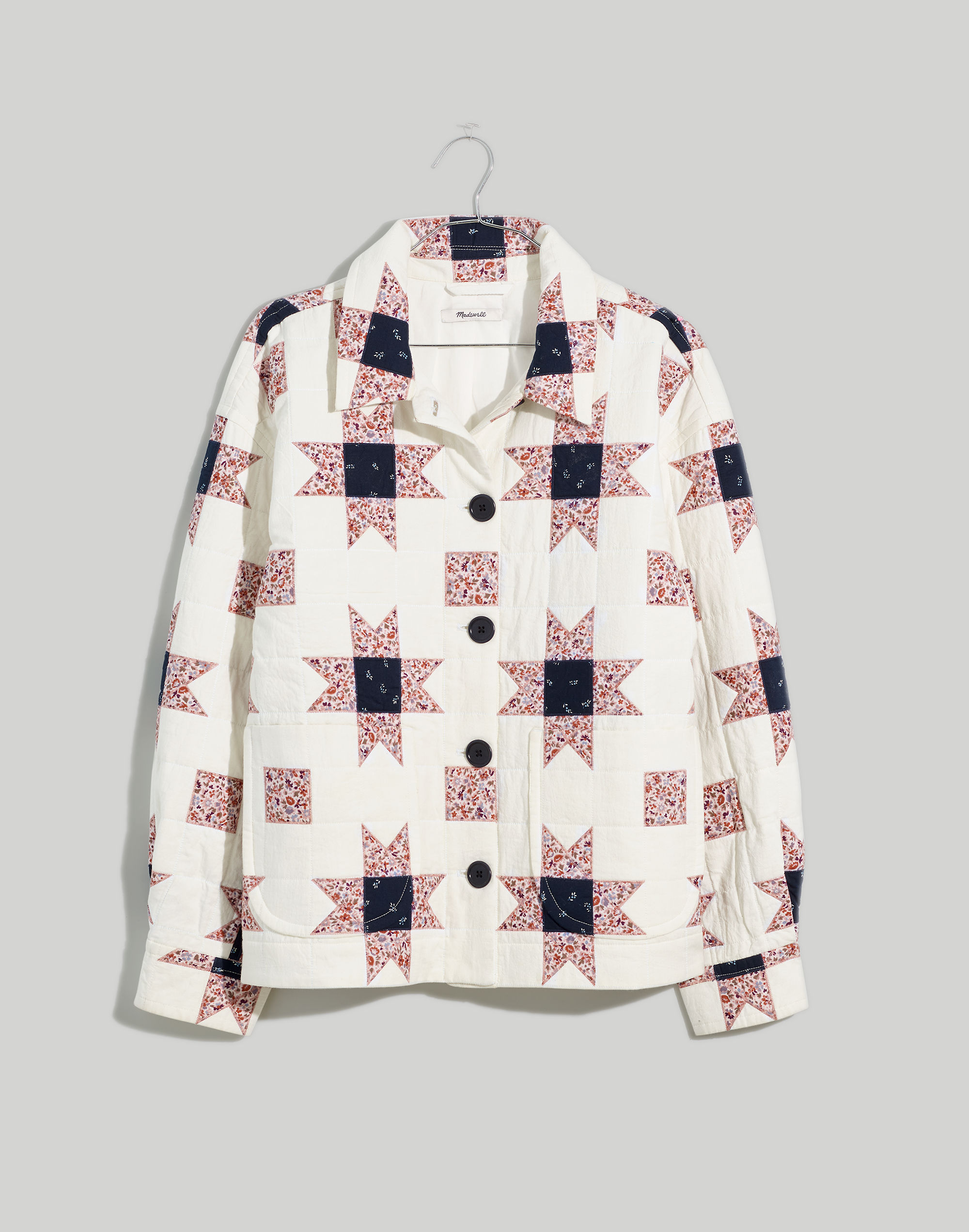 Shirt-Jacket in Patchwork Quilt