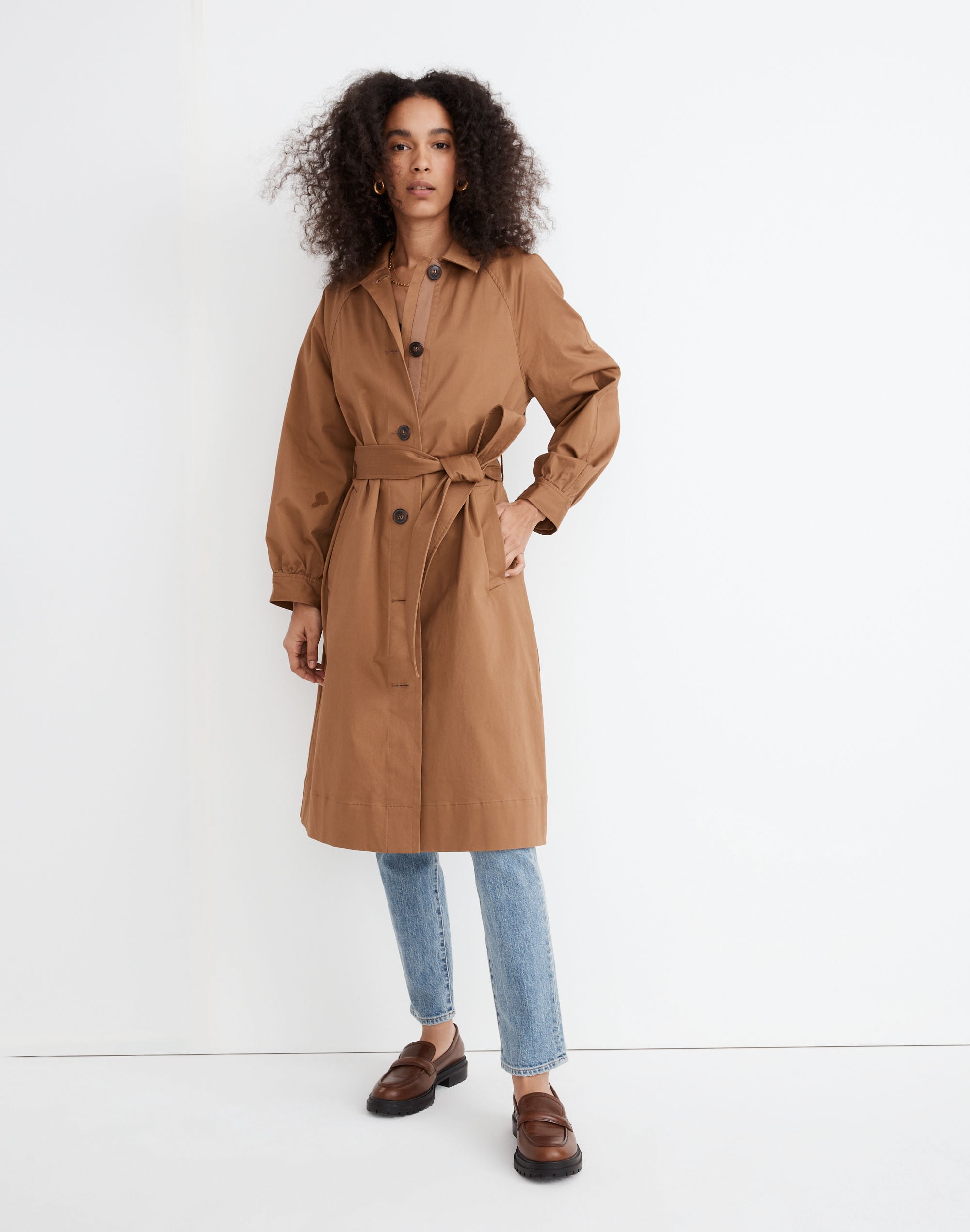 montrose belted trench coat