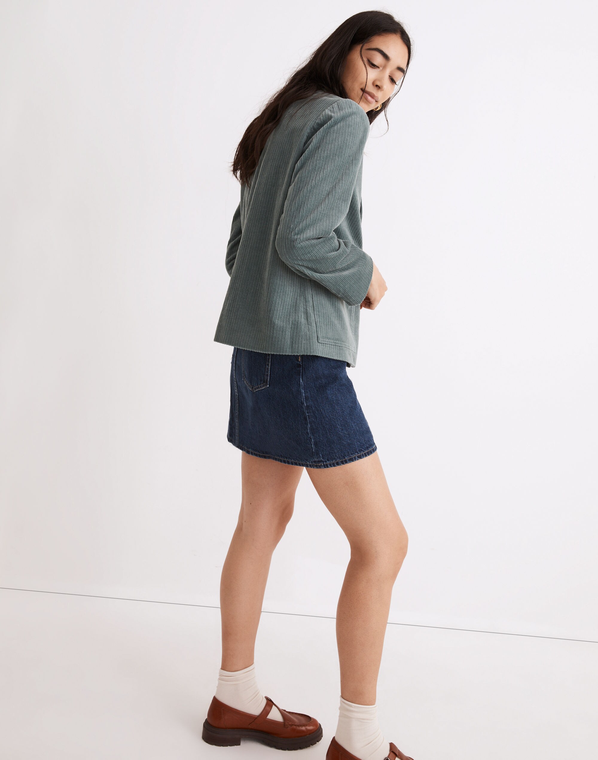Corduroy Crop Dorset Blazer
