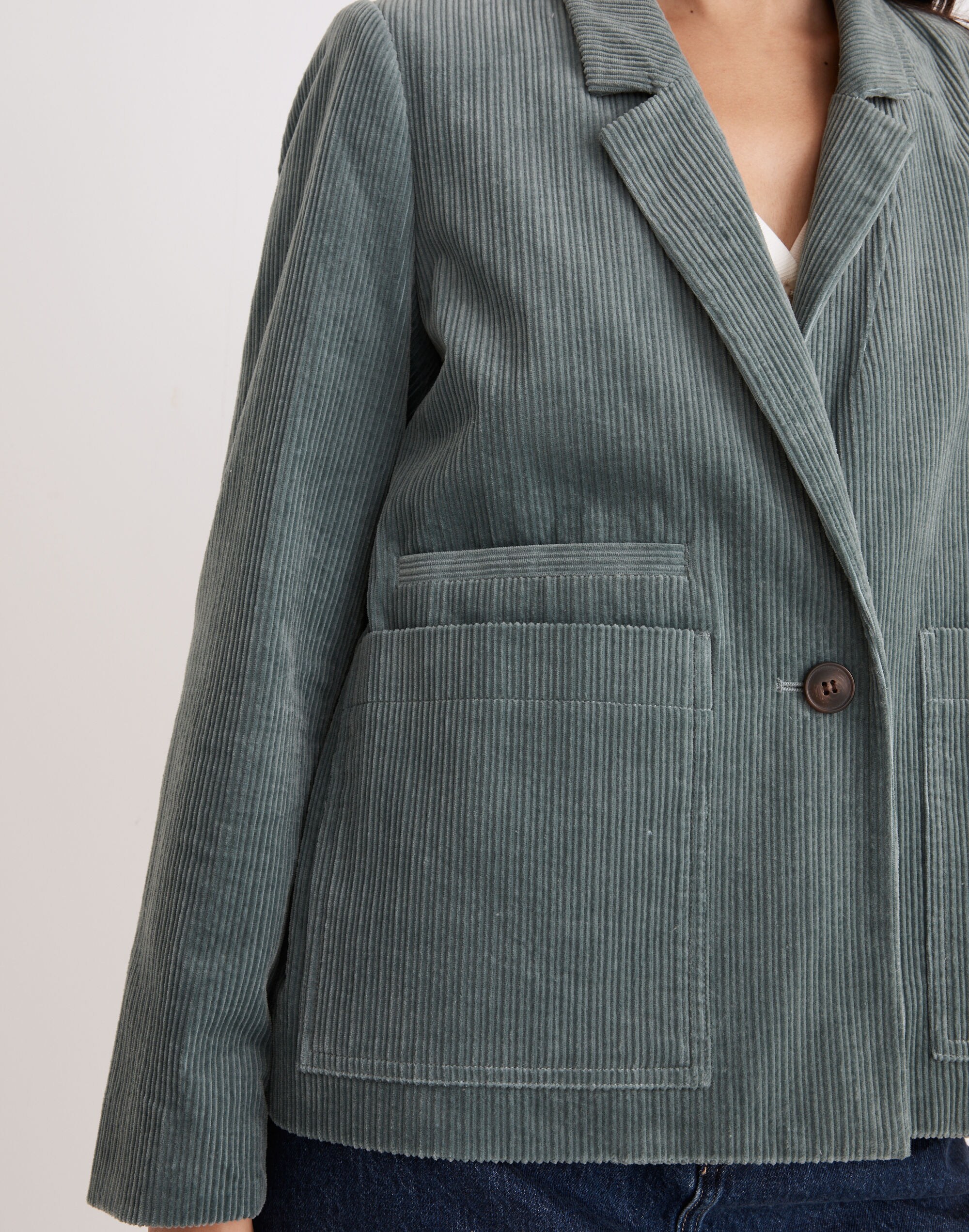 Corduroy Crop Dorset Blazer