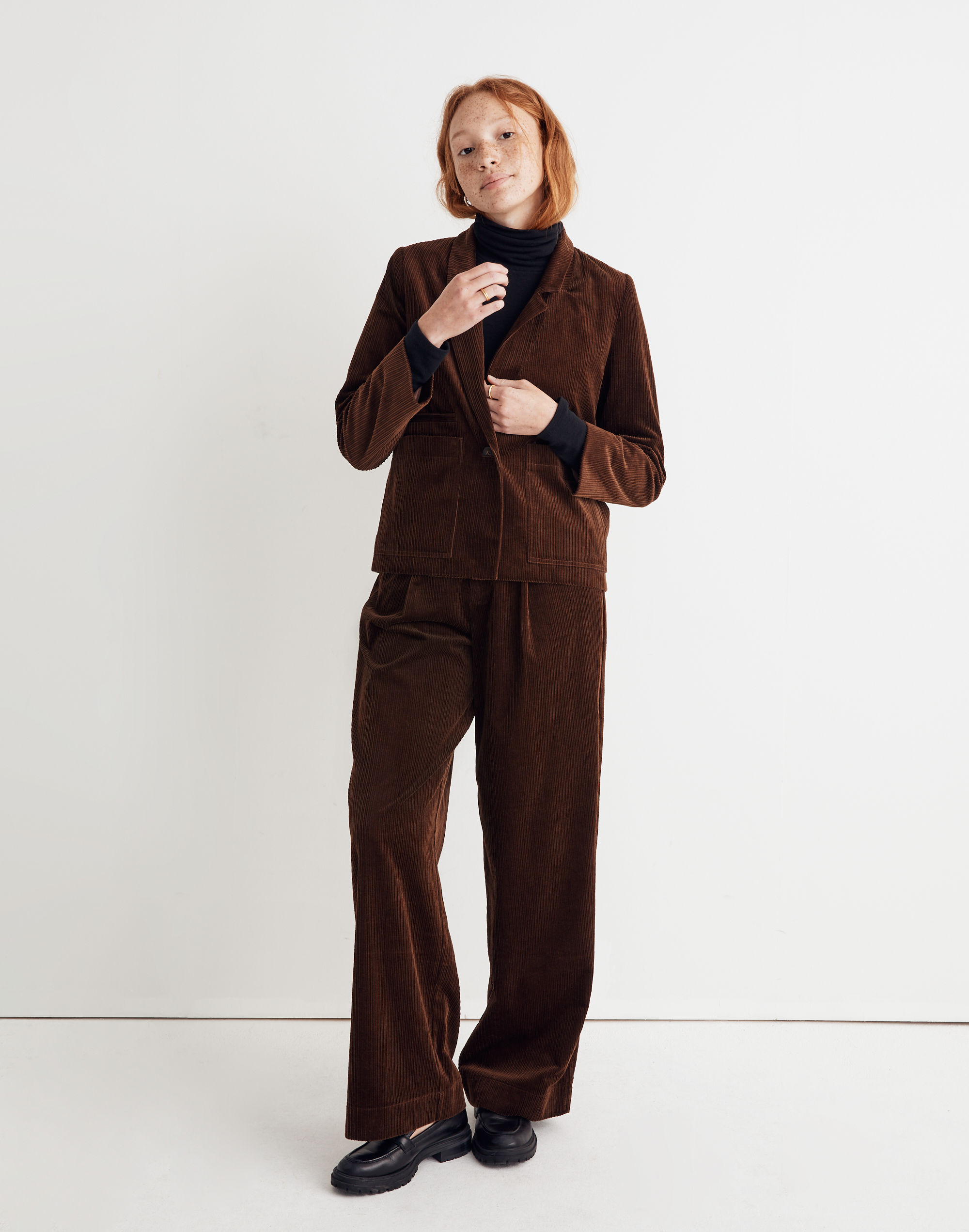 Corduroy Crop Dorset Blazer