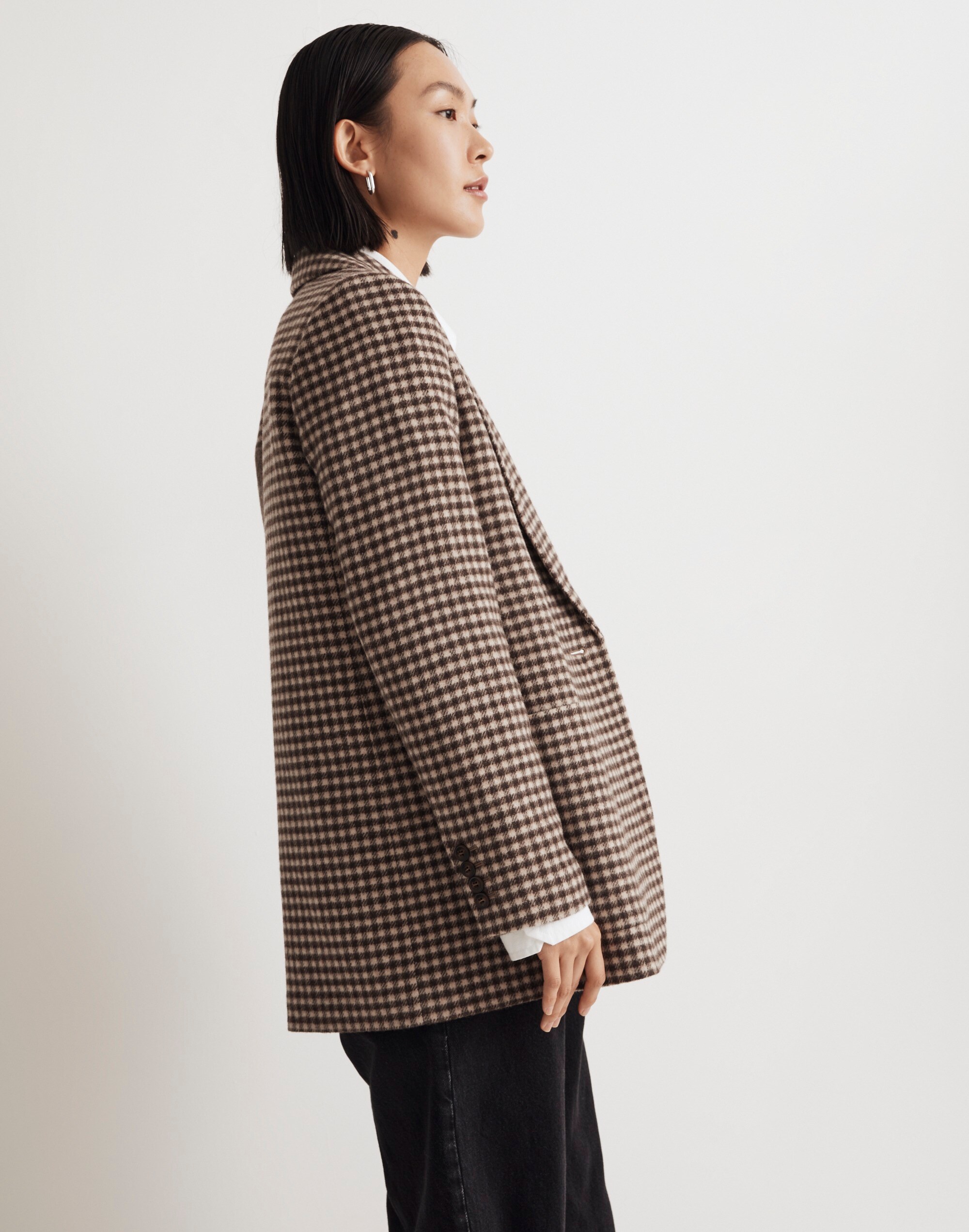 The Larsen Blazer in Mixed Plaid