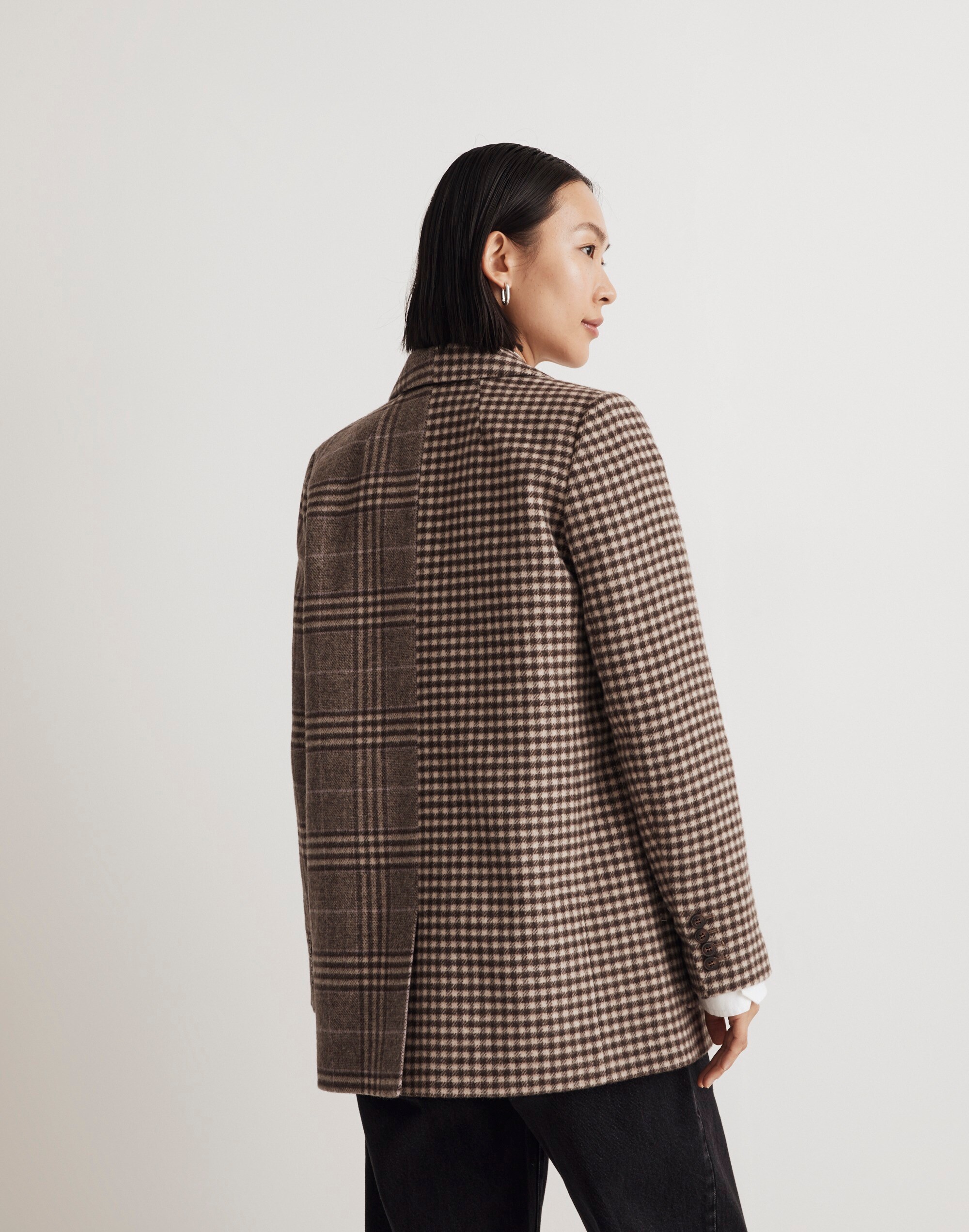 The Larsen Blazer in Mixed Plaid