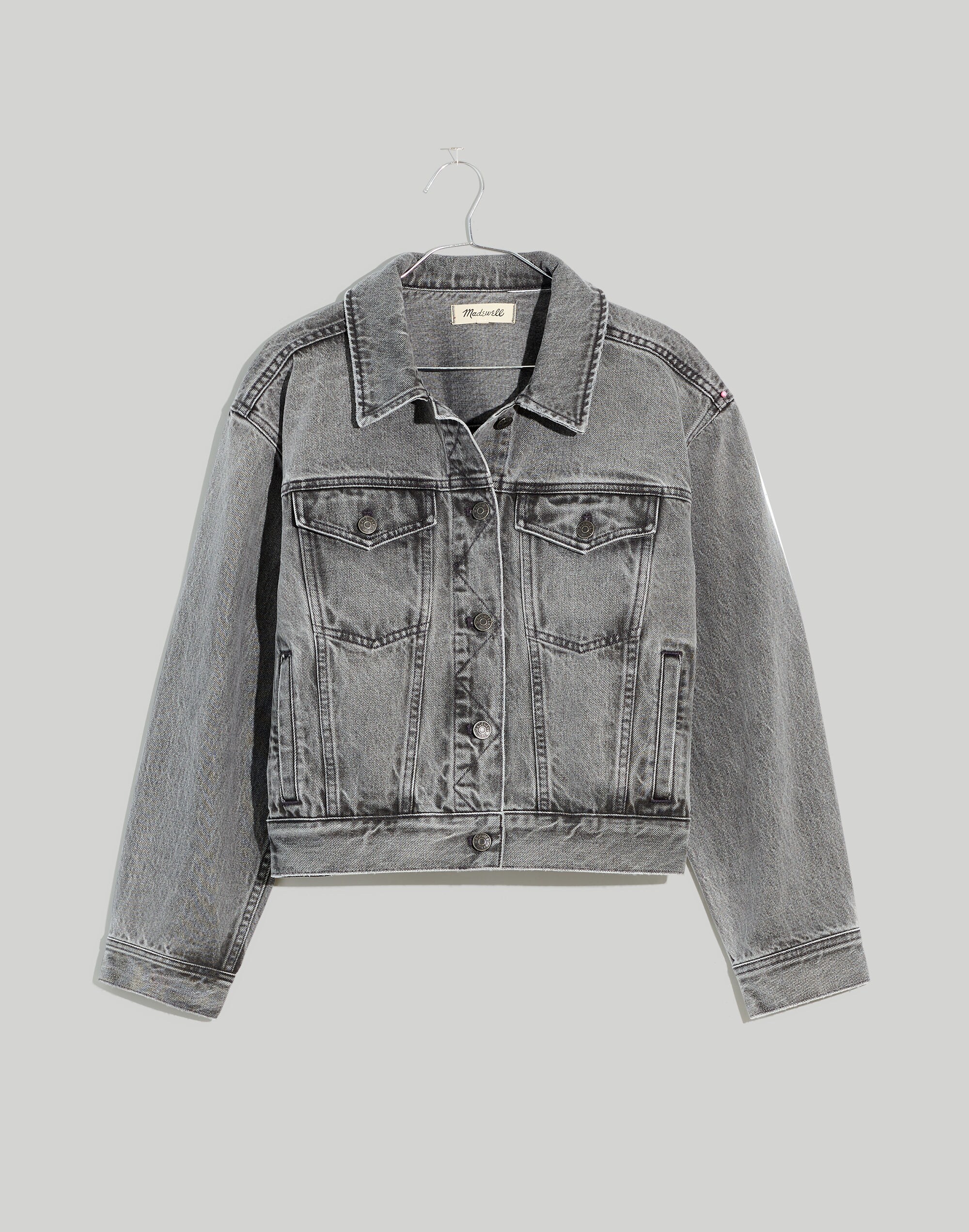 The Oversized Trucker Jean Jacket in Mornelle Wash