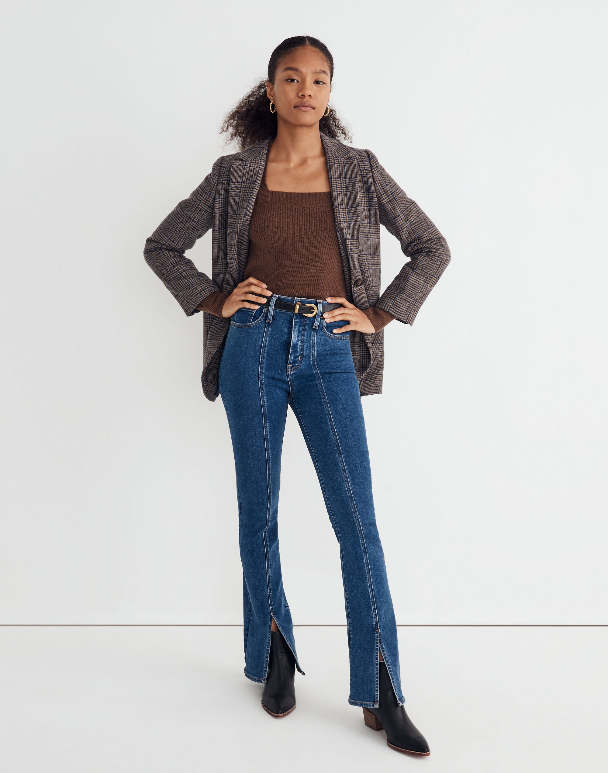 larsen blazer in hawsell plaid