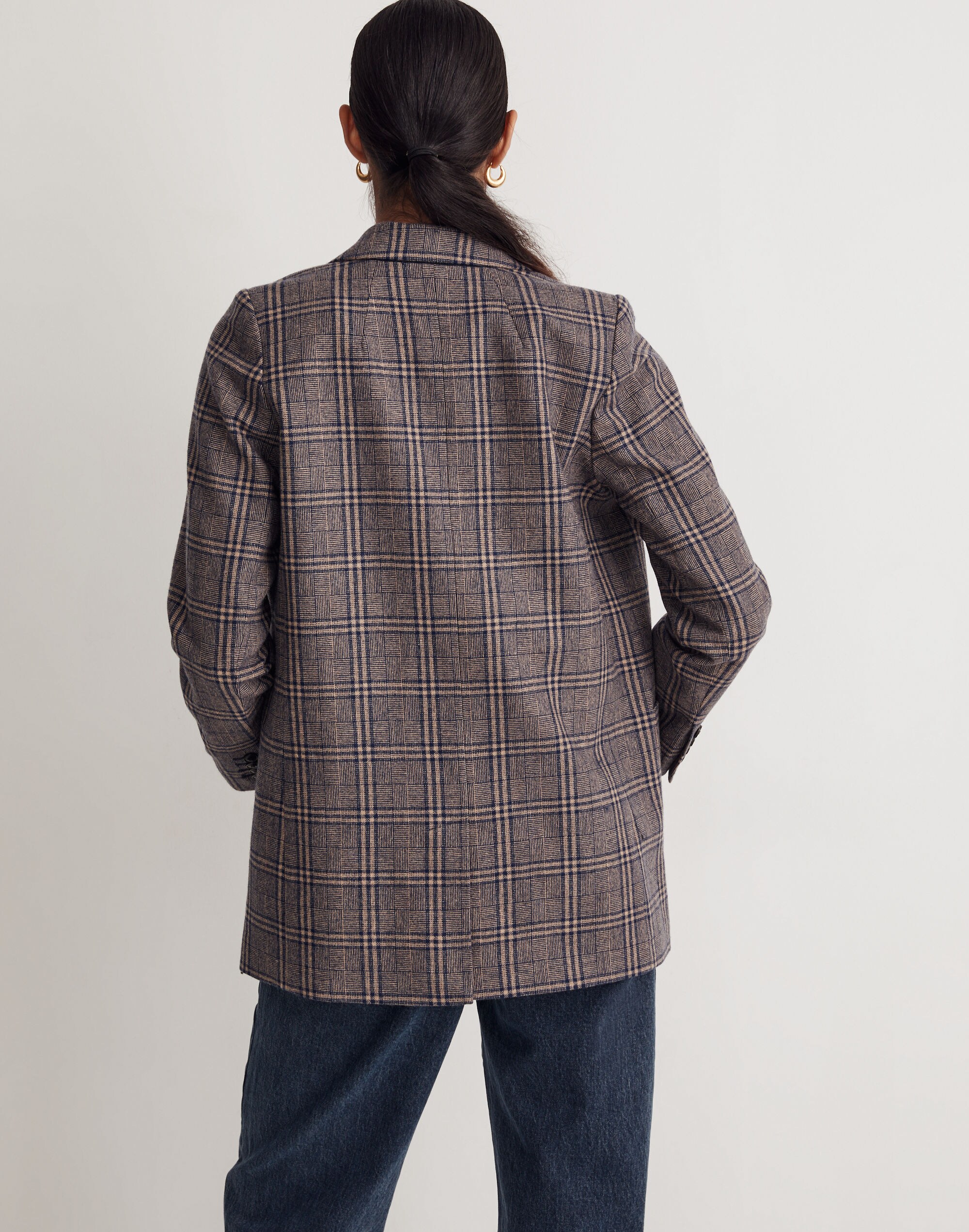 Larsen Blazer in Glen Plaid