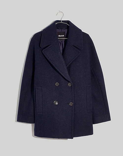 Carville Oversized Peacoat in Insuluxe Fabric