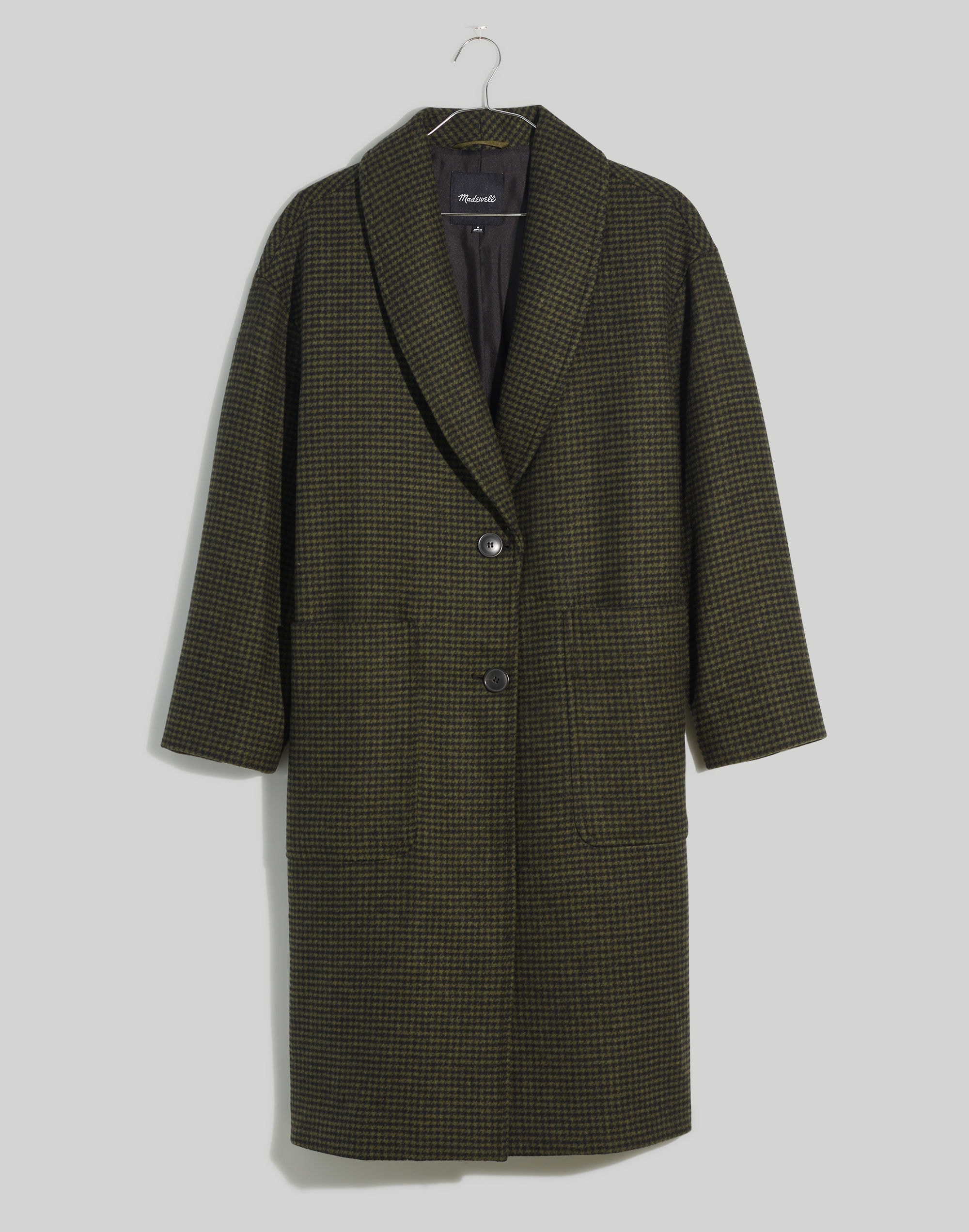 The Carlton Coat in Houndstooth