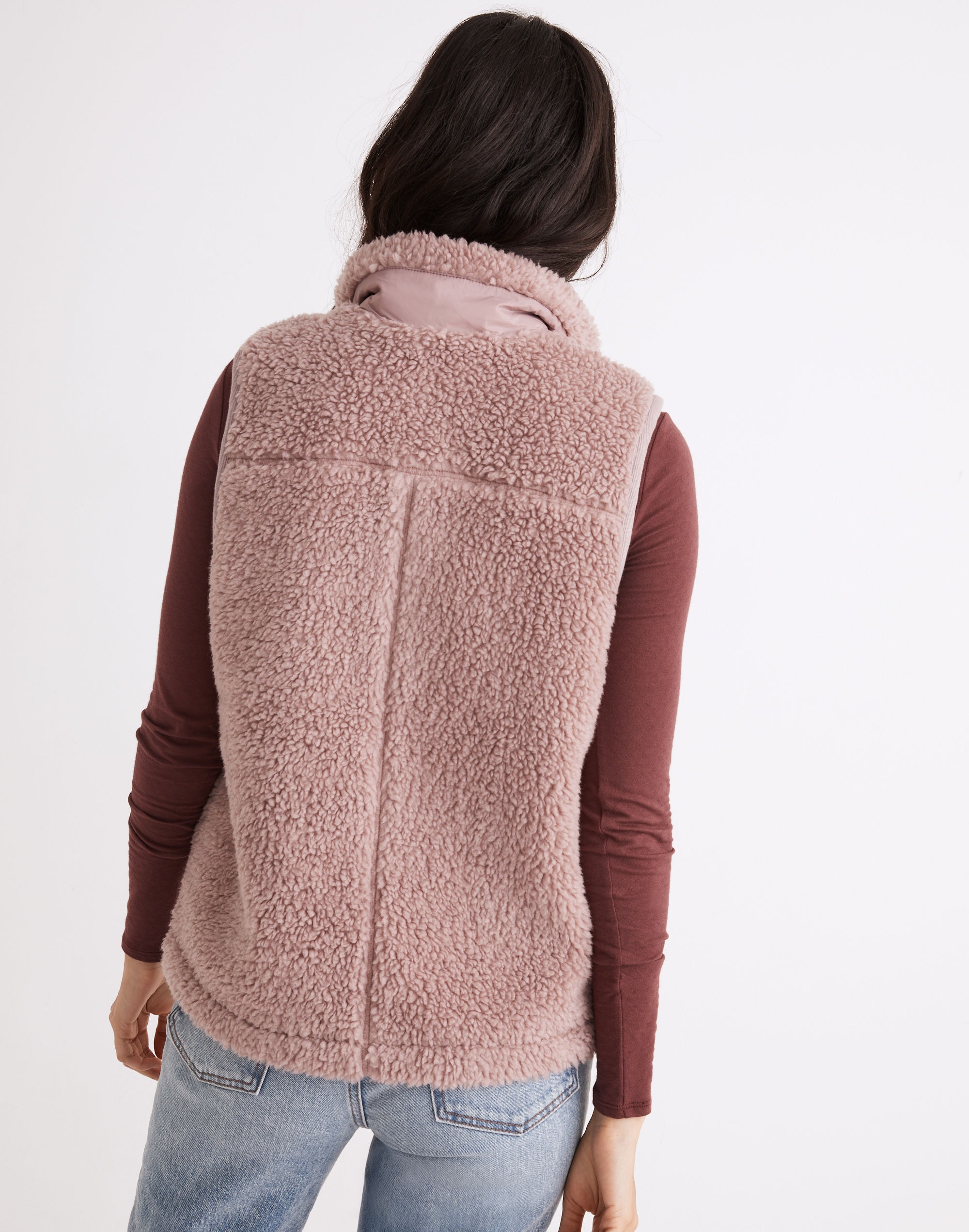 (Re)sourced Faux-Shearling Vest