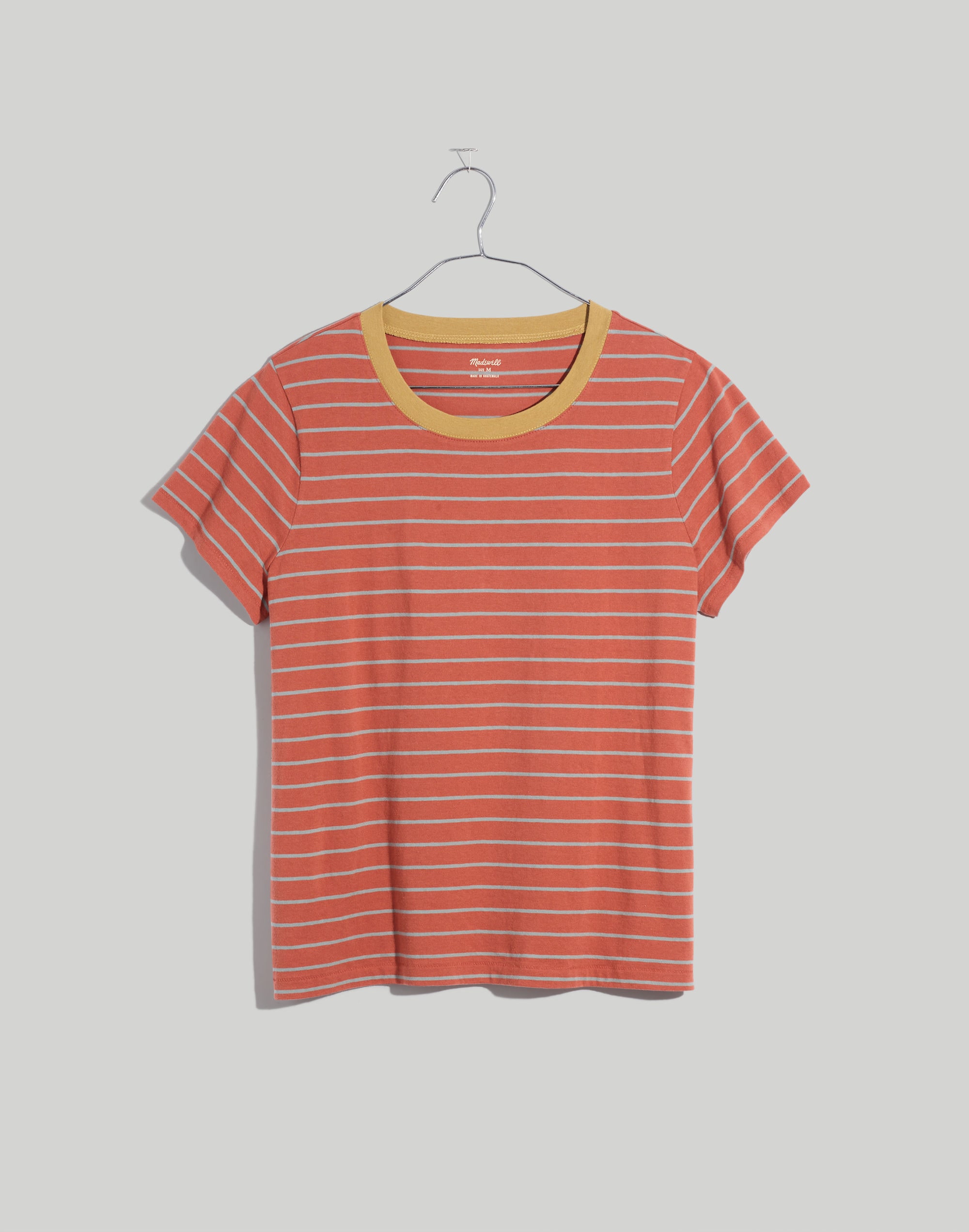 Northside Ringer Vintage Tee in Covey Stripe