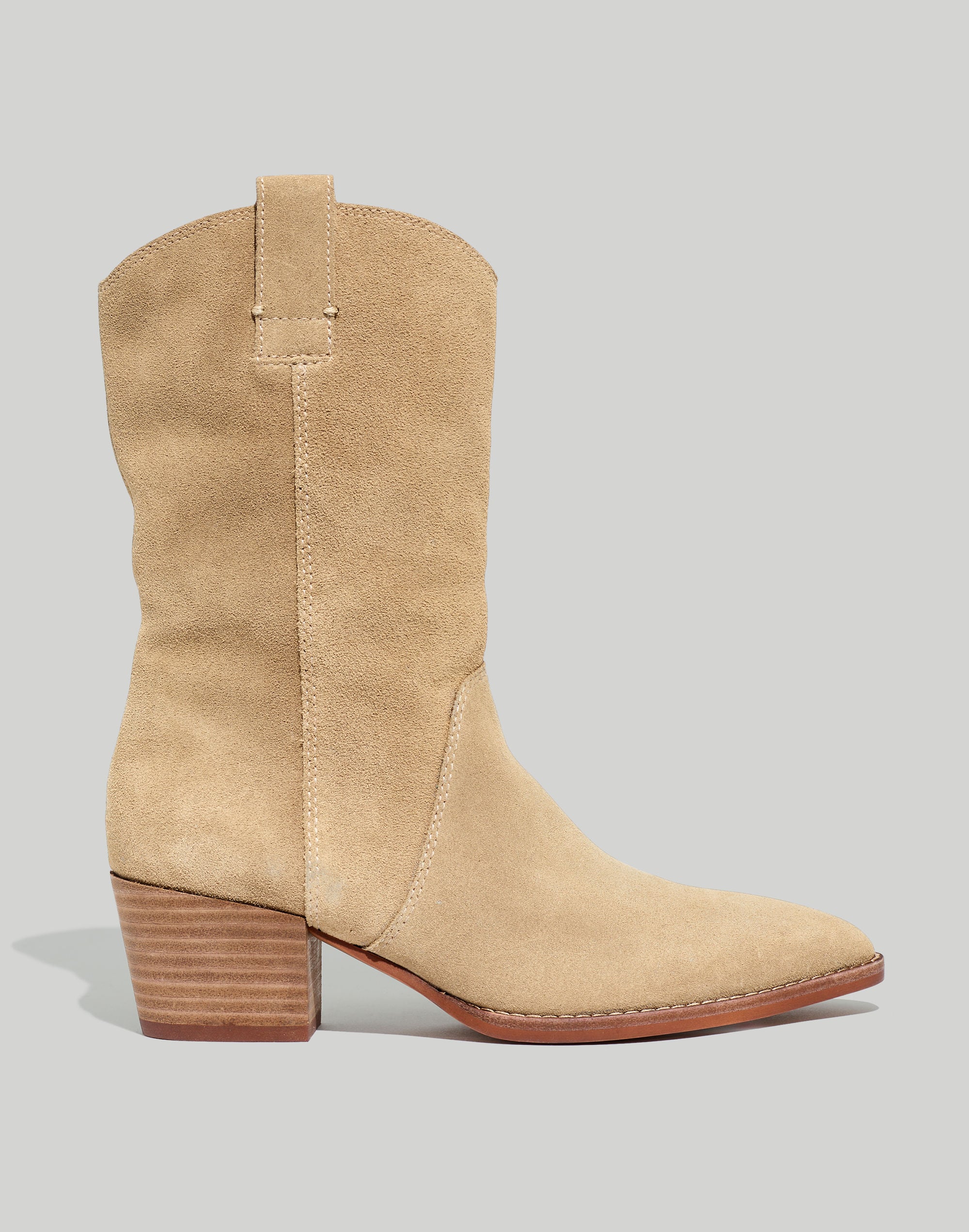 The Cassity Tall Western Boot in Suede