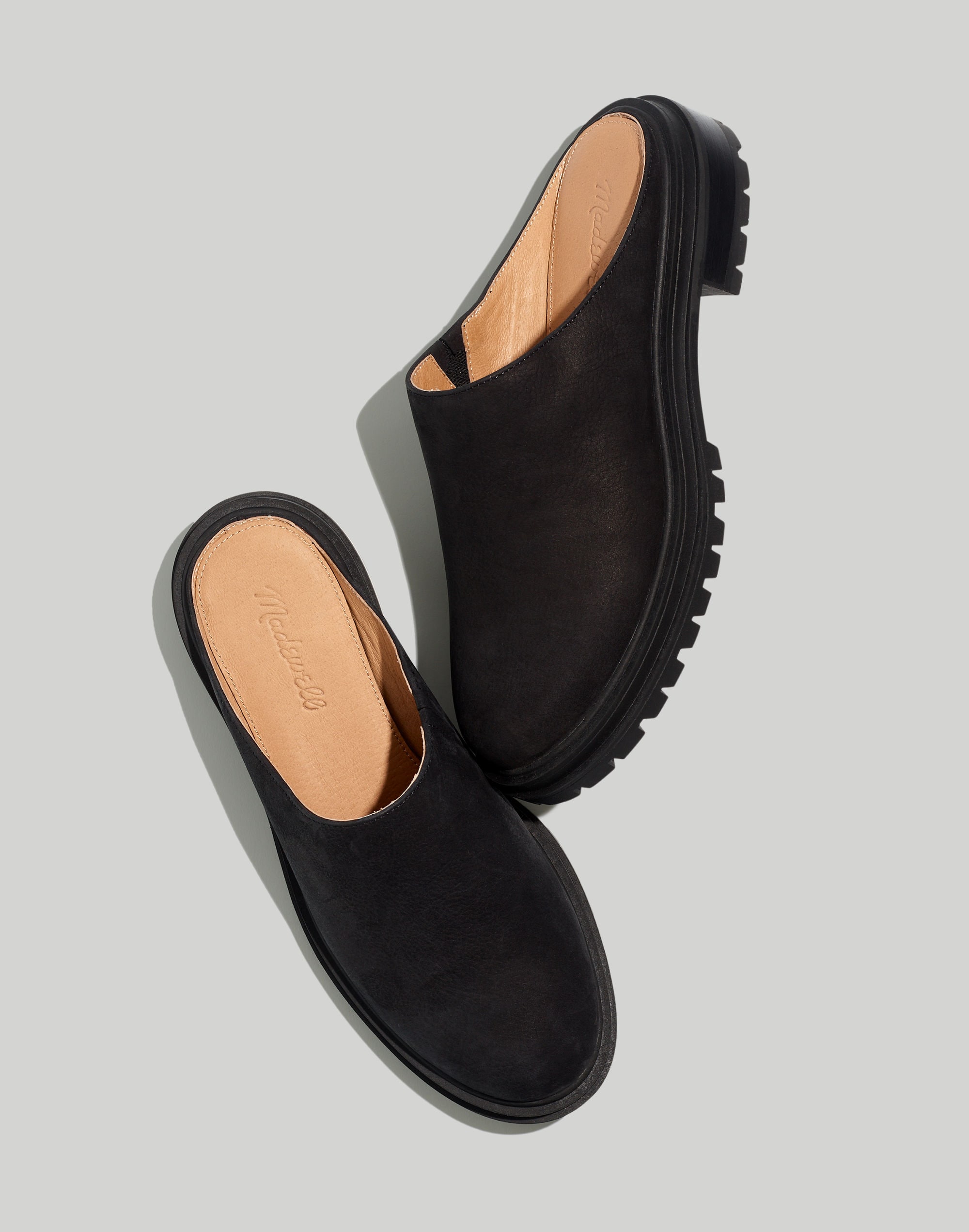 The Bradley Lugsole Mule in Nubuck