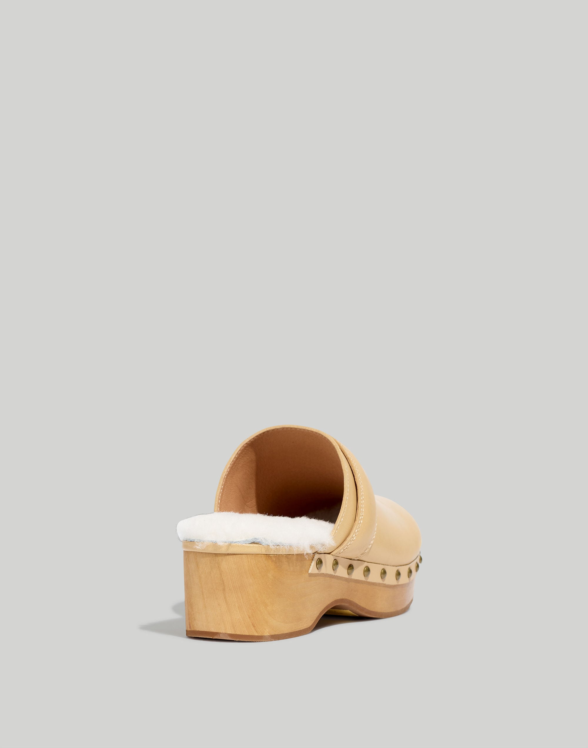The Cecily Clog in Shearling