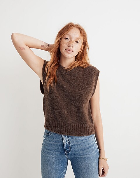 madewell brown sweater